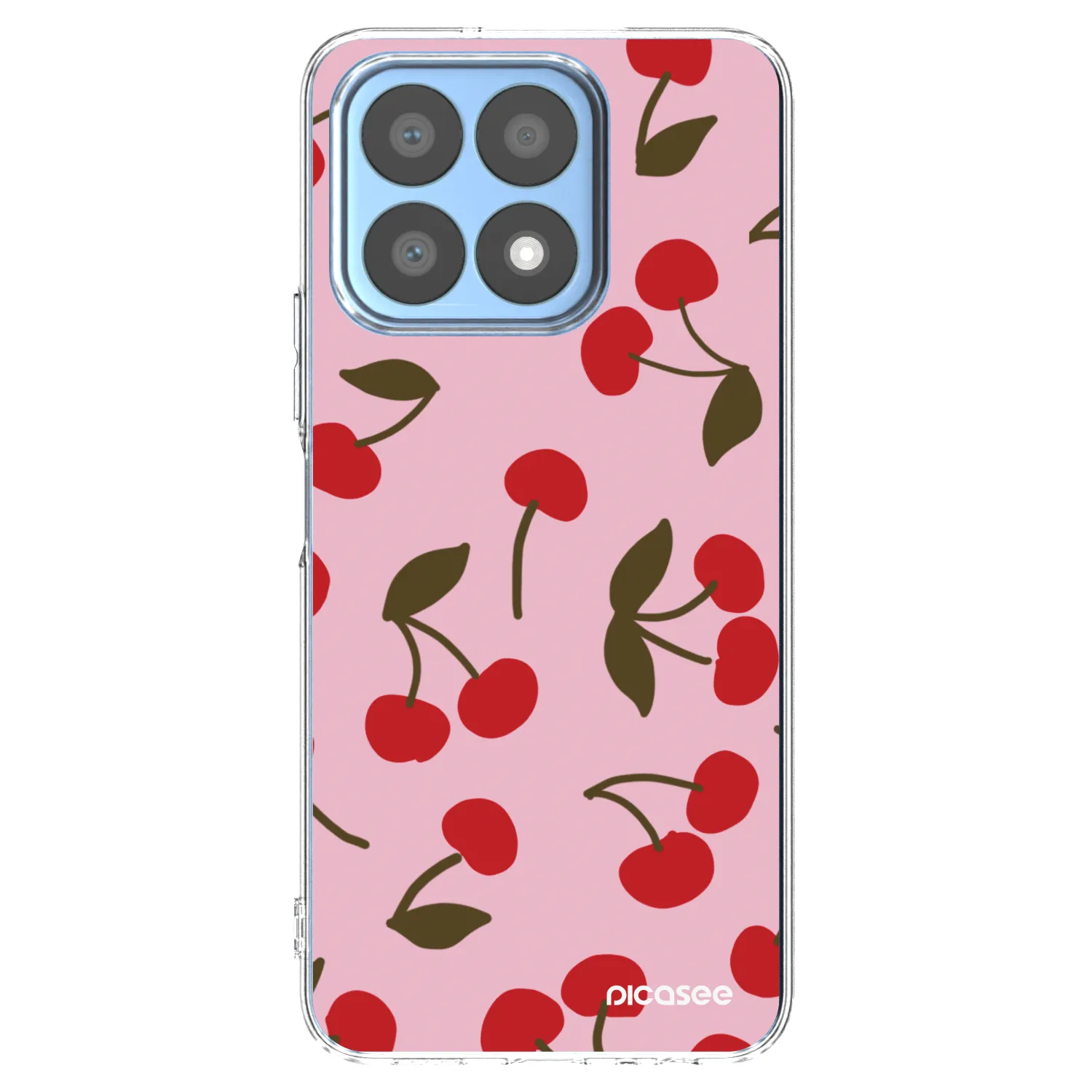 Picasee silikonska prozirna maskica za Honor X8a - Cherry