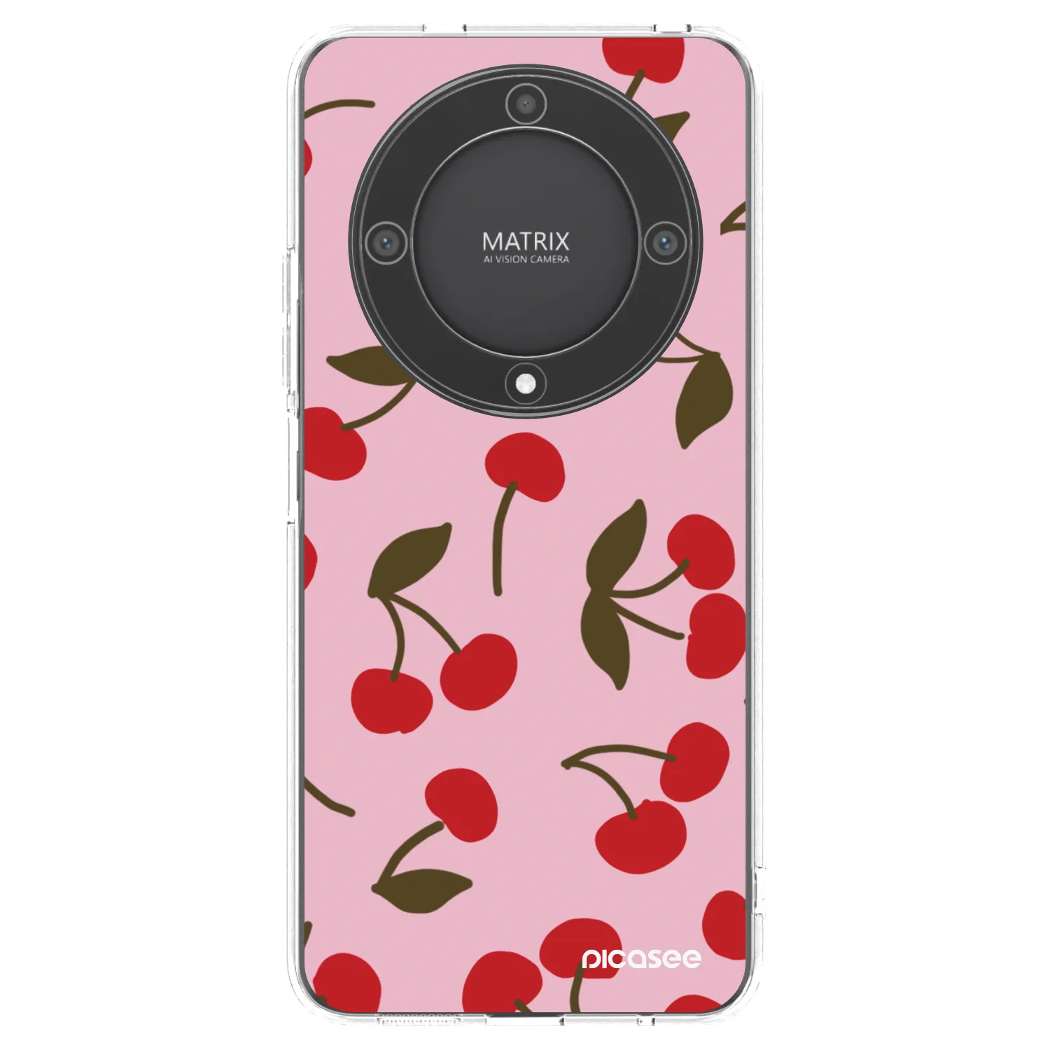 Picasee silikonska prozirna maskica za Honor Magic5 Lite 5G - Cherry