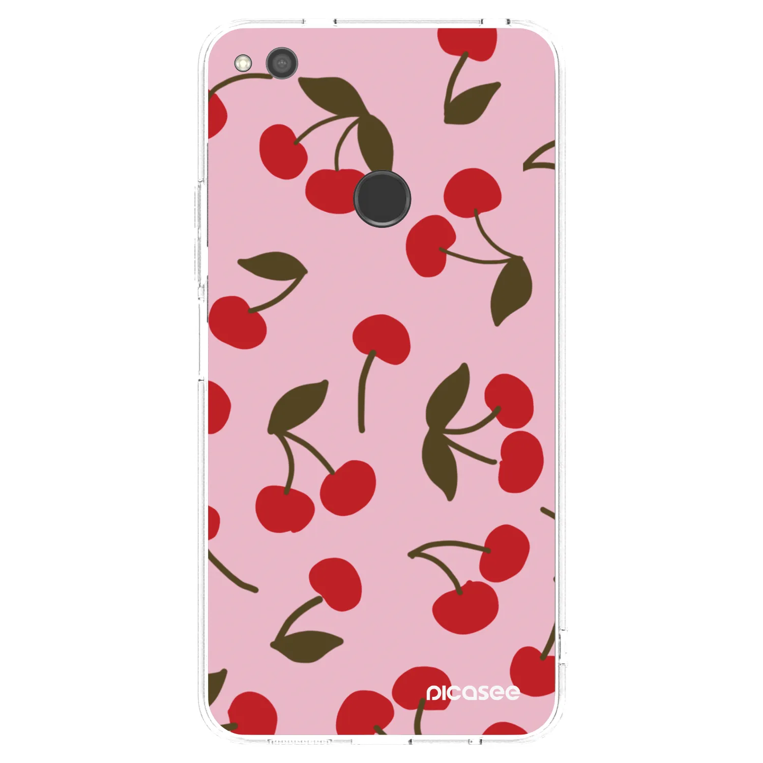 Picasee silikonska prozirna maskica za Huawei P9 Lite 2017 - Cherry