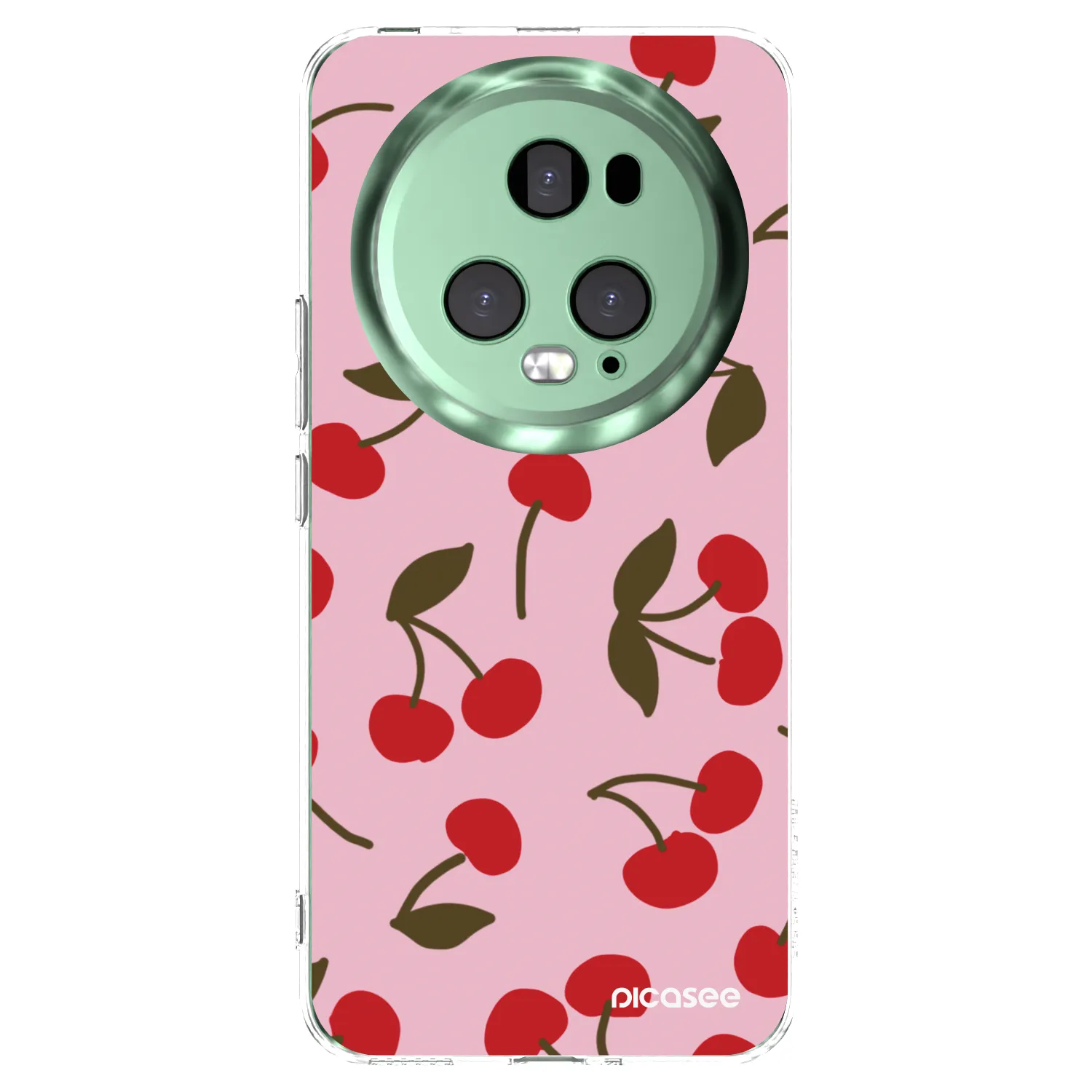 Picasee silikonska prozirna maskica za Honor Magic5 Pro - Cherry
