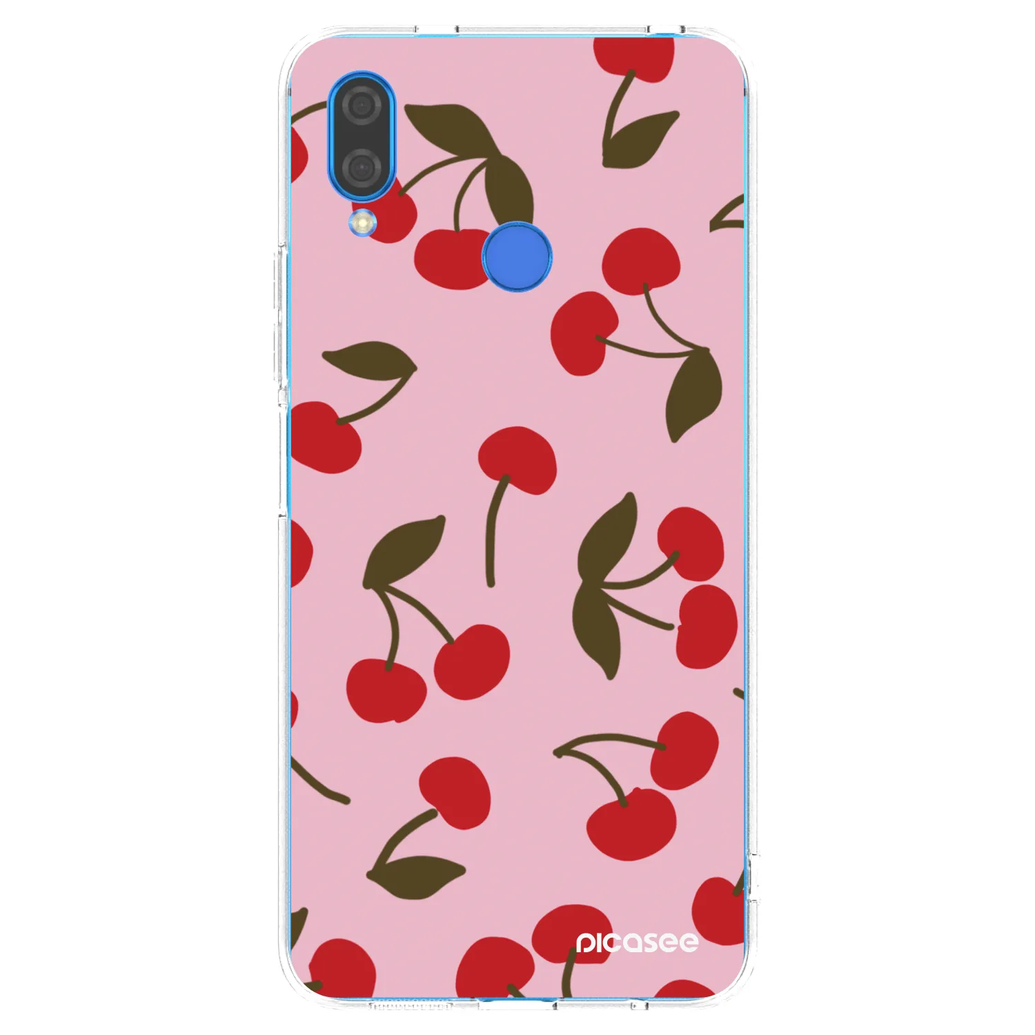 Picasee silikonska prozirna maskica za Huawei Nova 3 - Cherry