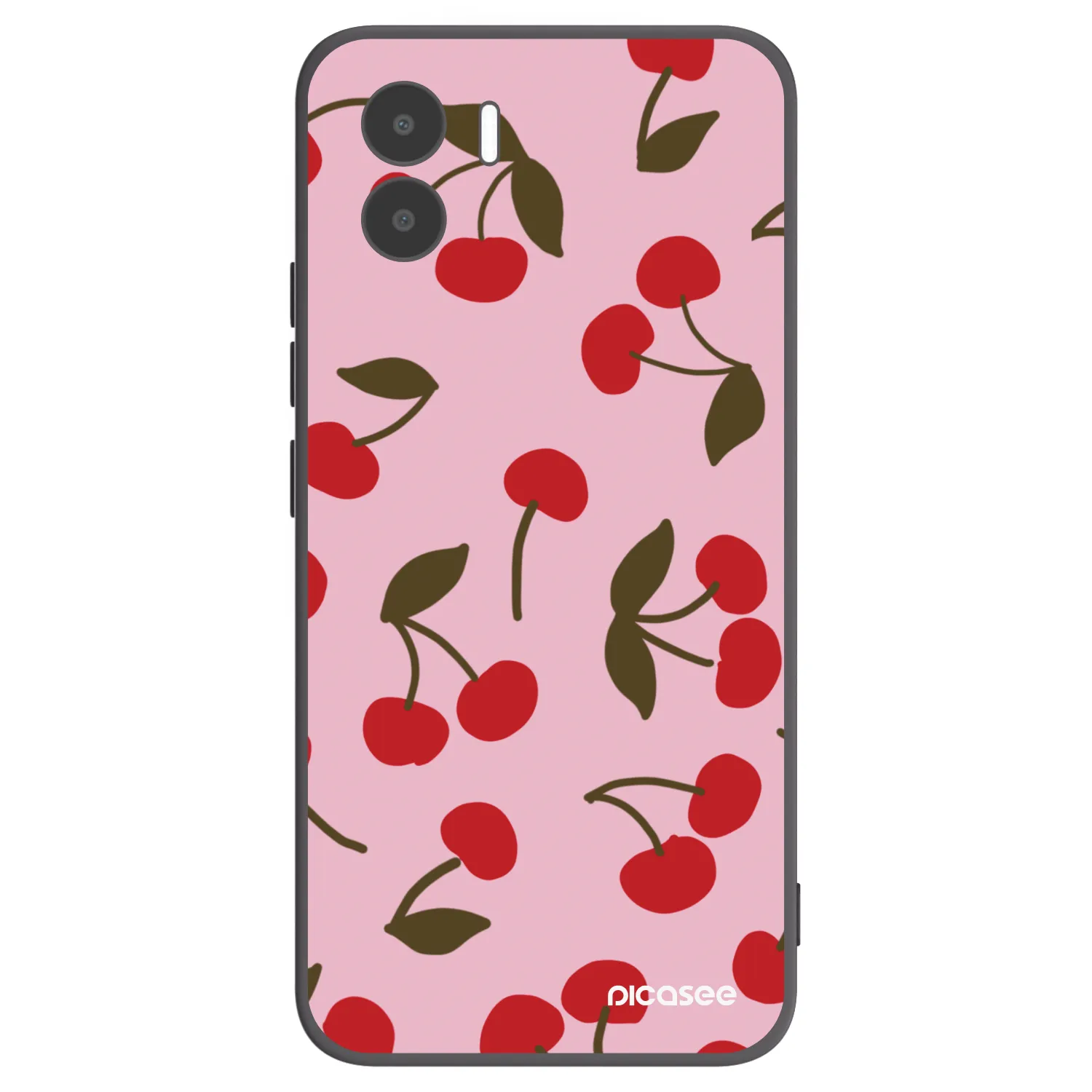 Picasee crna silikonska maskica za Xiaomi Redmi A2 - Cherry