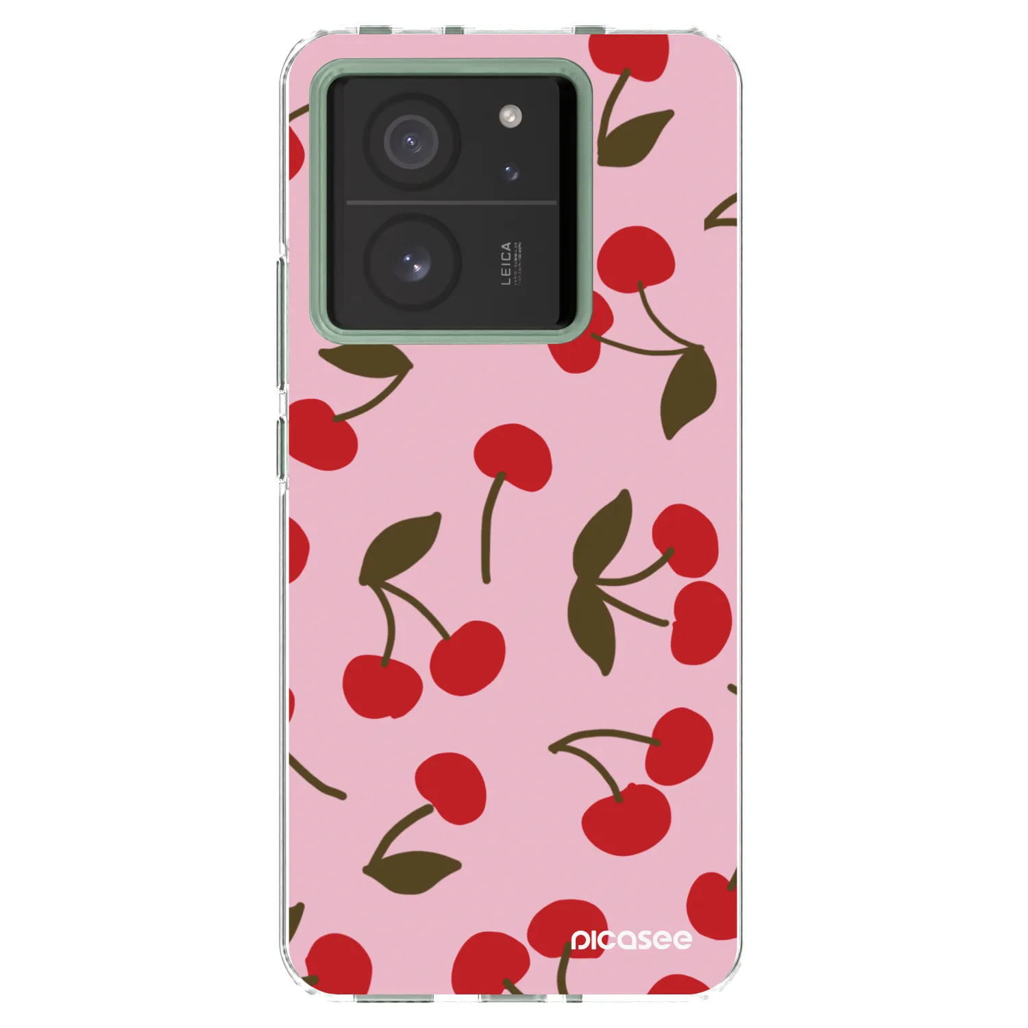 Picasee silikonska prozirna maskica za Xiaomi 13T Pro - Cherry