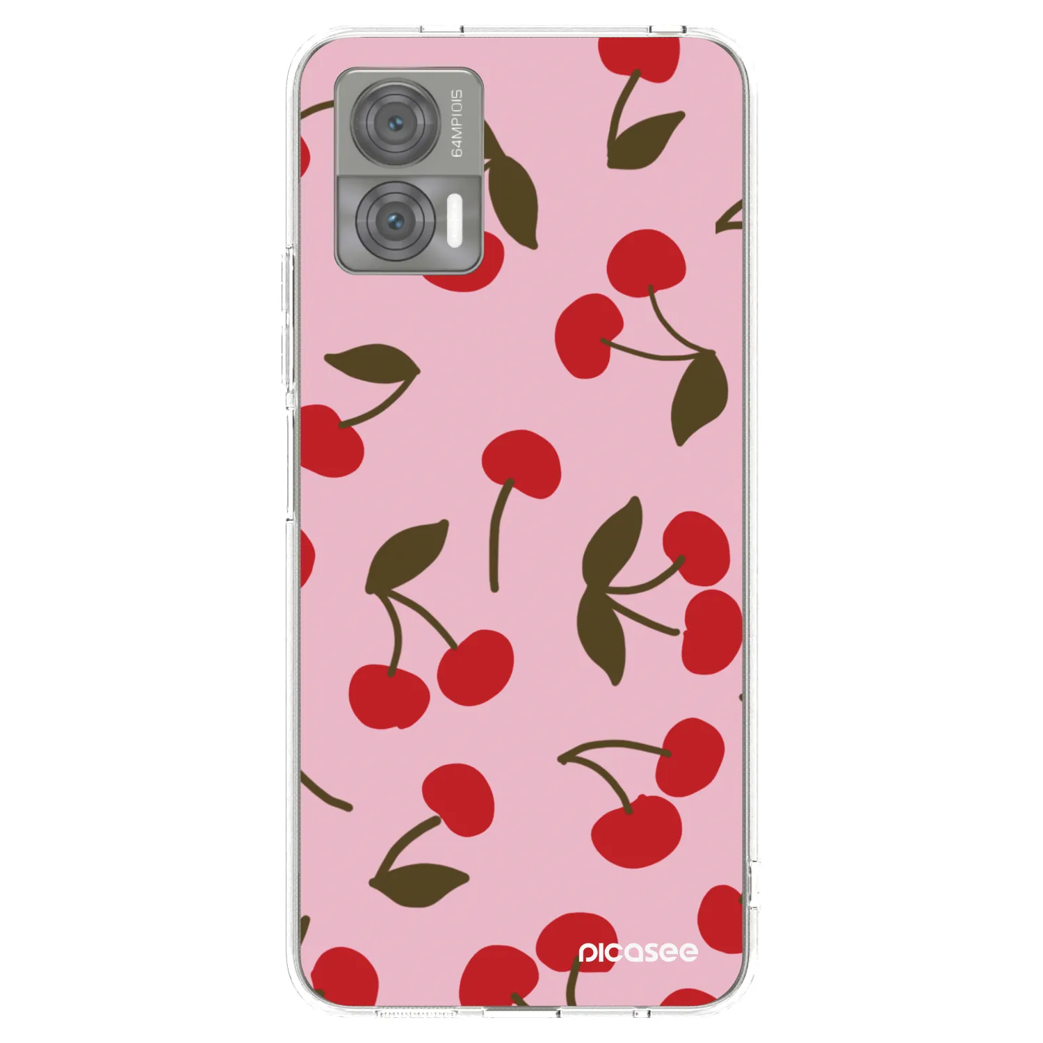 Picasee silikonska prozirna maskica za Motorola Edge 30 Neo - Cherry