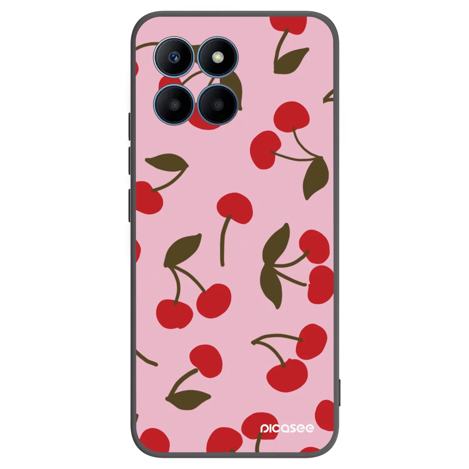 Picasee crna silikonska maskica za Honor 70 Lite - Cherry
