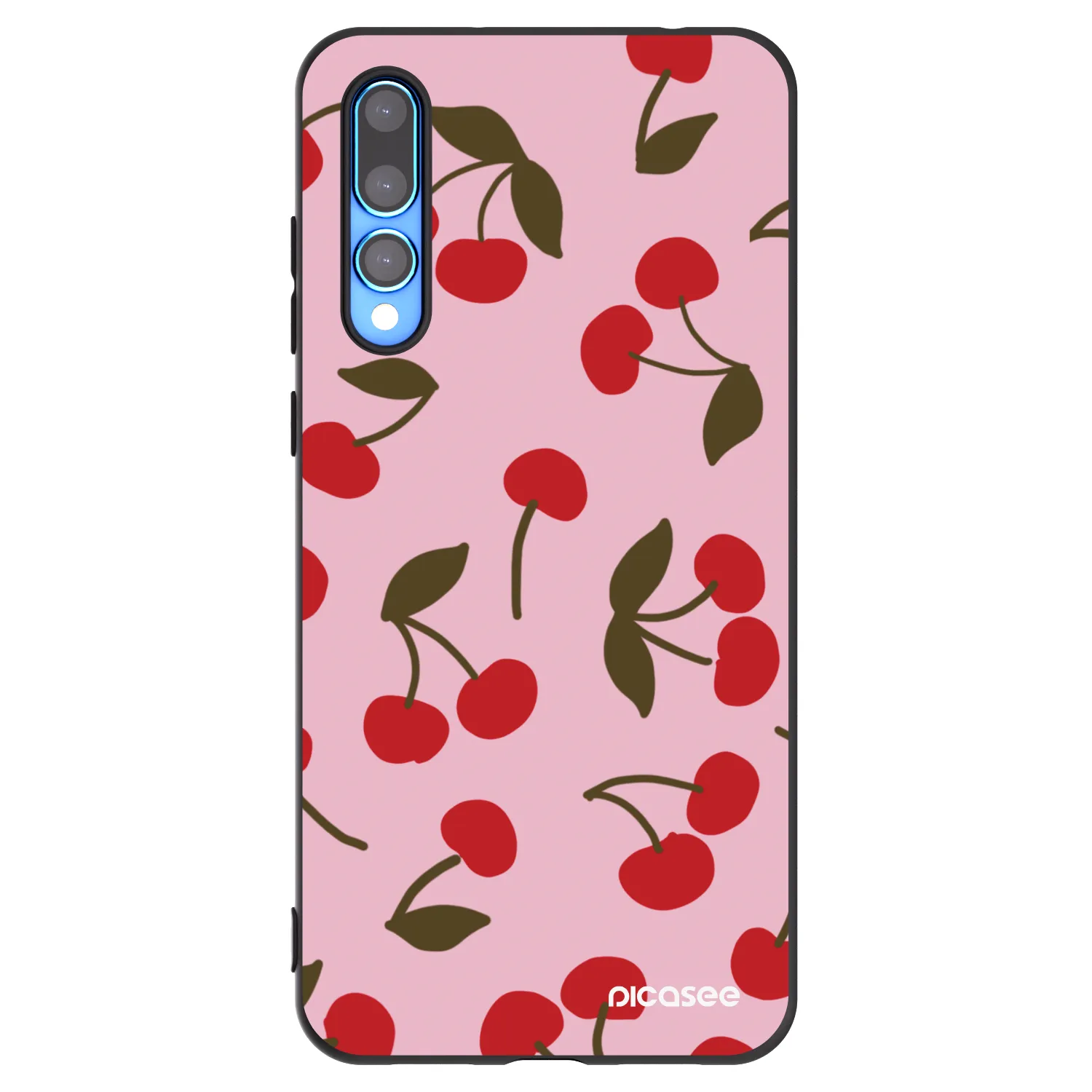Picasee crna silikonska maskica za Huawei P20 Pro - Cherry