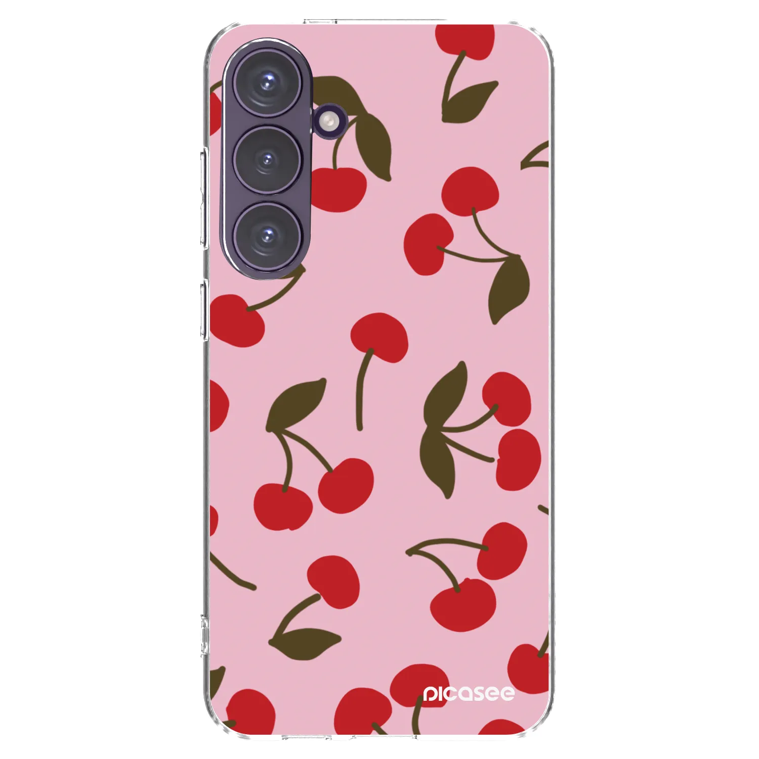 Picasee silikonska prozirna maskica za Samsung Galaxy S24+ S926B 5G - Cherry