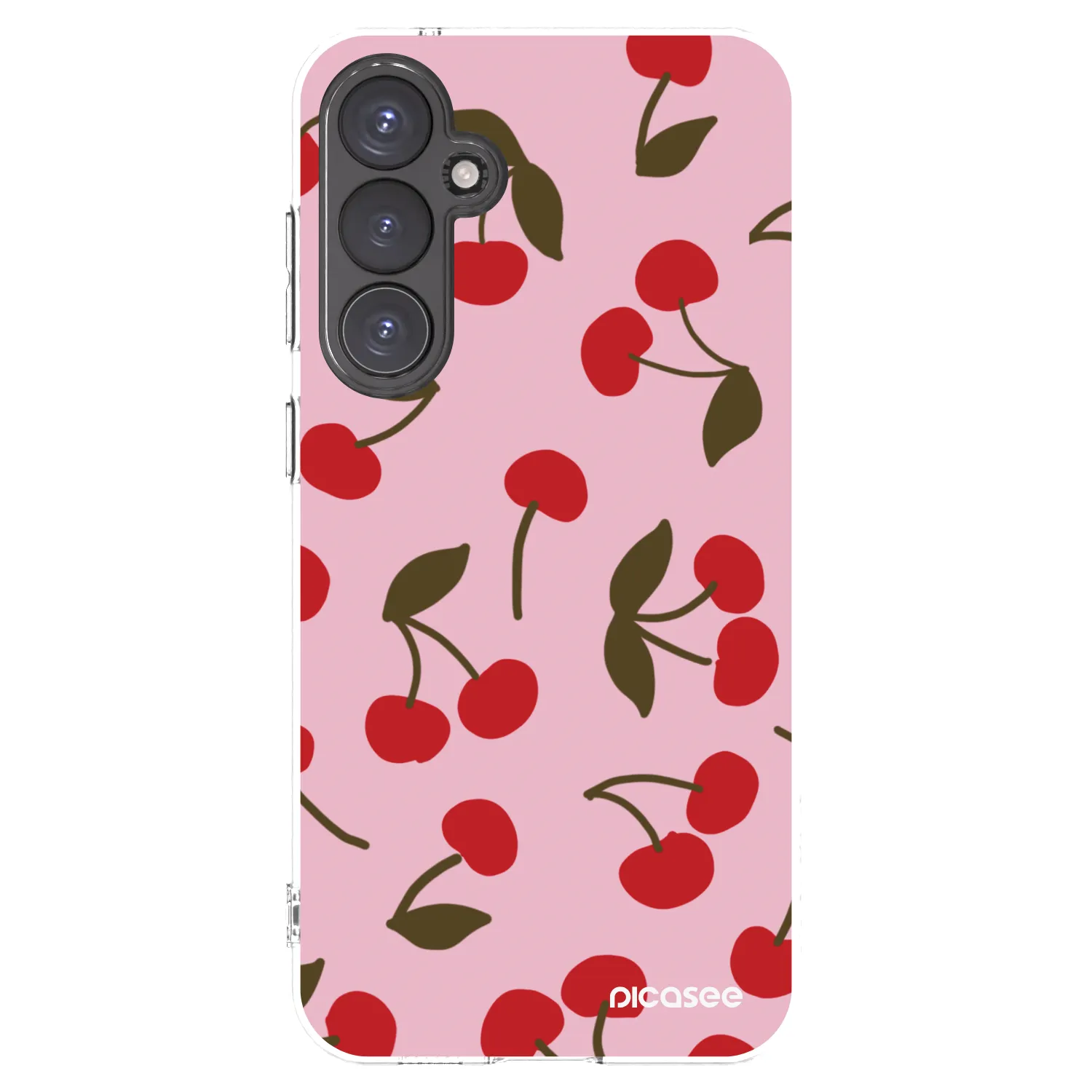Picasee silikonska prozirna maskica za Samsung Galaxy S23 FE S711B - Cherry