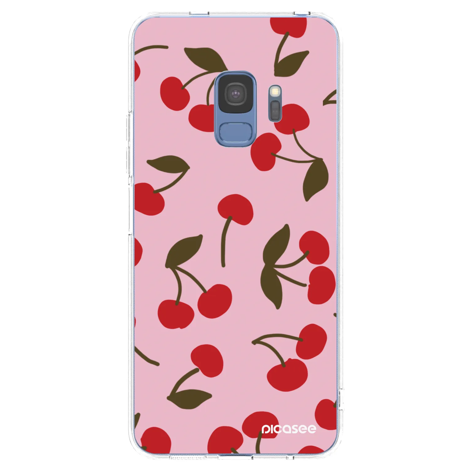 Picasee silikonska prozirna maskica za Samsung Galaxy S9 G960F - Cherry