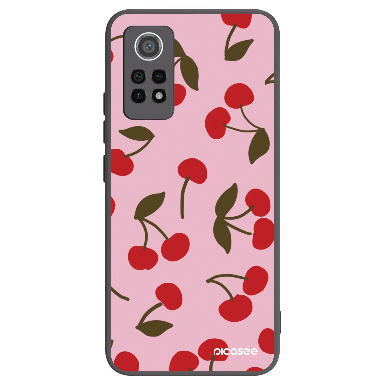 Picasee crna silikonska maskica za Xiaomi Redmi Note 12 Pro 4G - Cherry