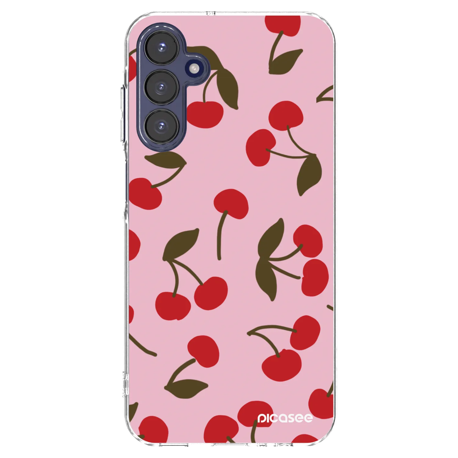 Picasee silikonska prozirna maskica za Samsung Galaxy A15 A155F 4G - Cherry