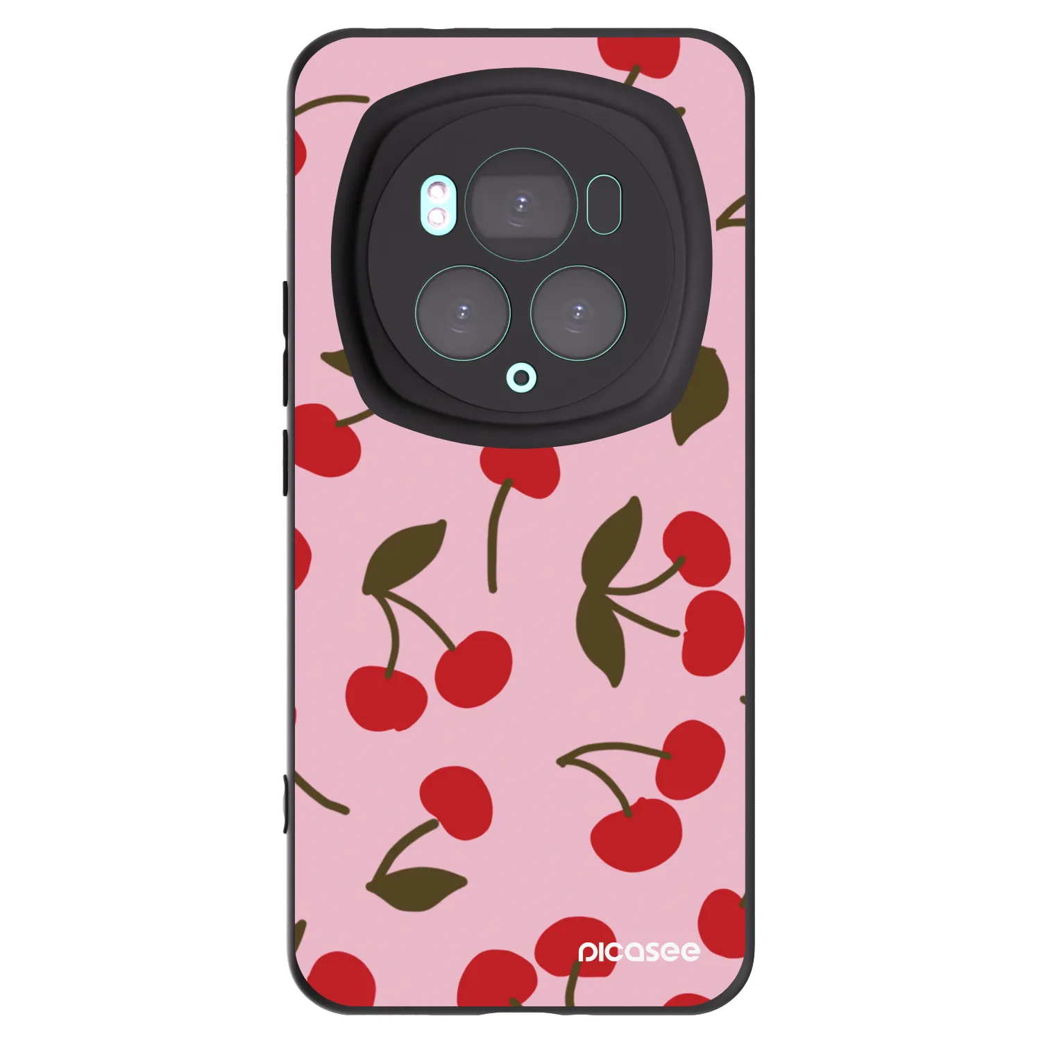 Picasee crna silikonska maskica za Honor Magic6 Pro - Cherry