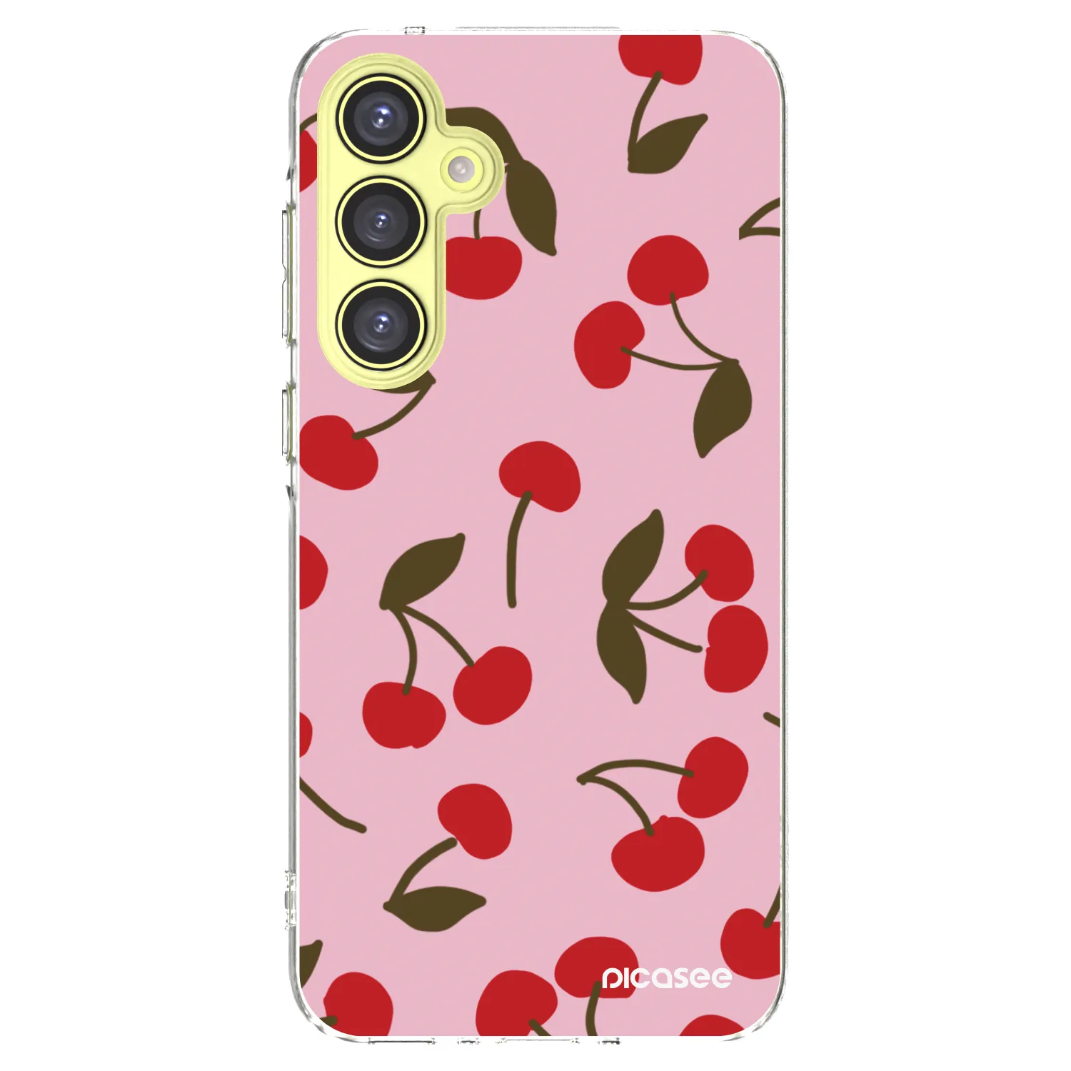 Picasee silikonska prozirna maskica za Samsung Galaxy A35 5G A356B - Cherry
