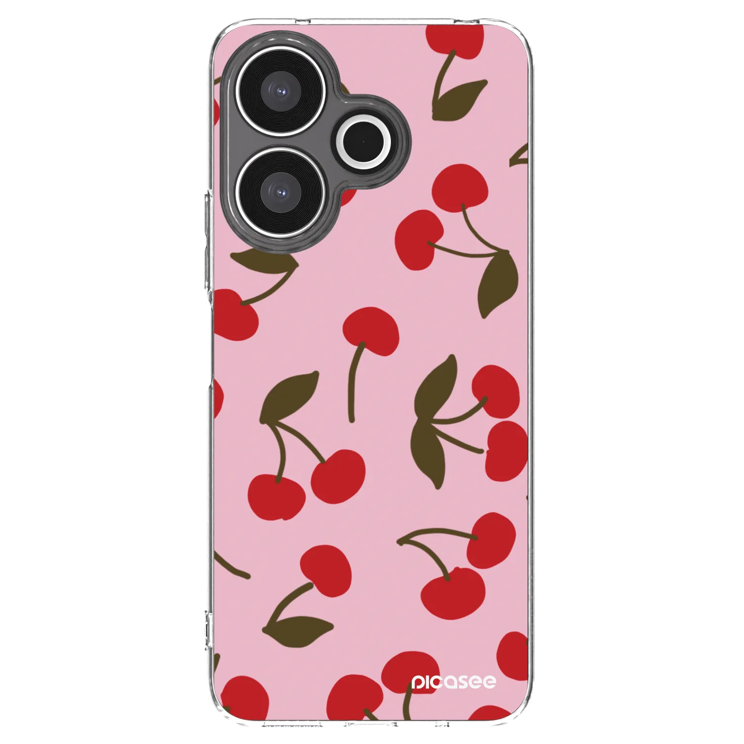 Picasee silikonska prozirna maskica za Xiaomi Redmi 13 4G - Cherry