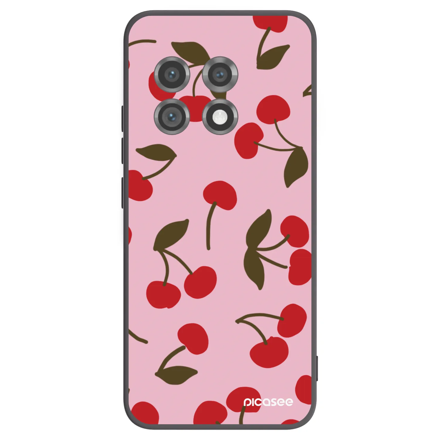 Picasee crna silikonska maskica za OnePlus 11 5G - Cherry
