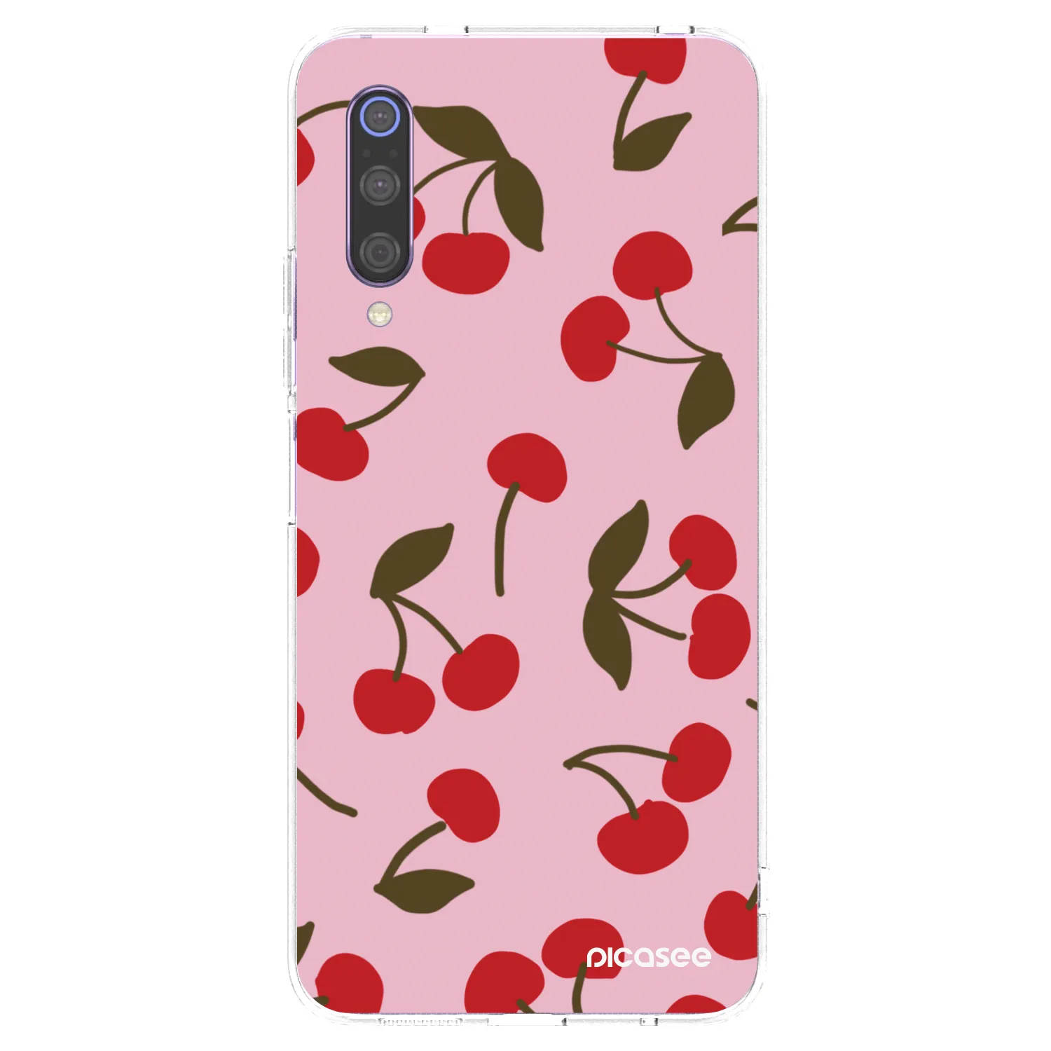 Picasee silikonska prozirna maskica za Xiaomi Mi 9 - Cherry