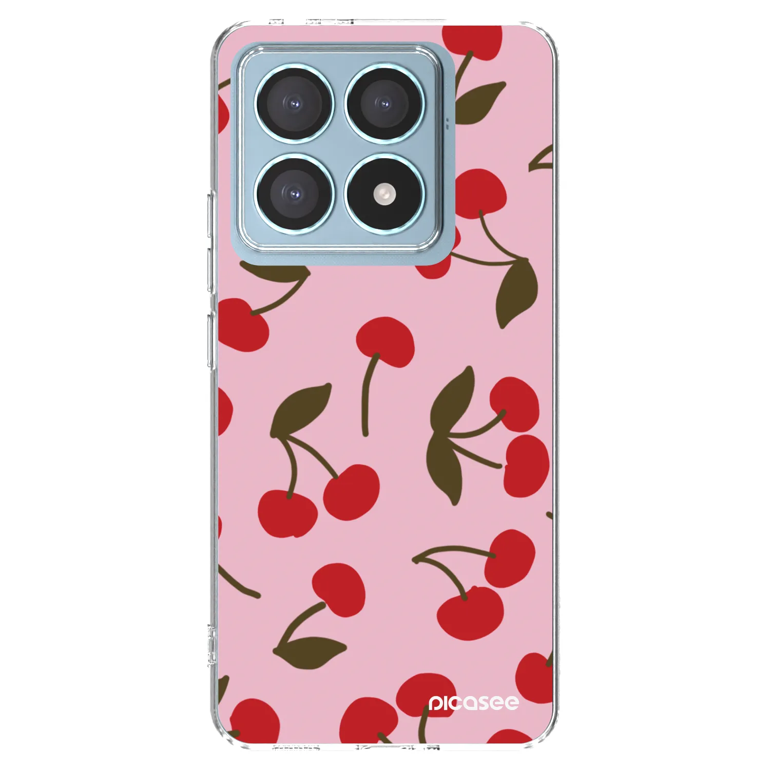 Picasee silikonska prozirna maskica za Xiaomi 14T Pro - Cherry