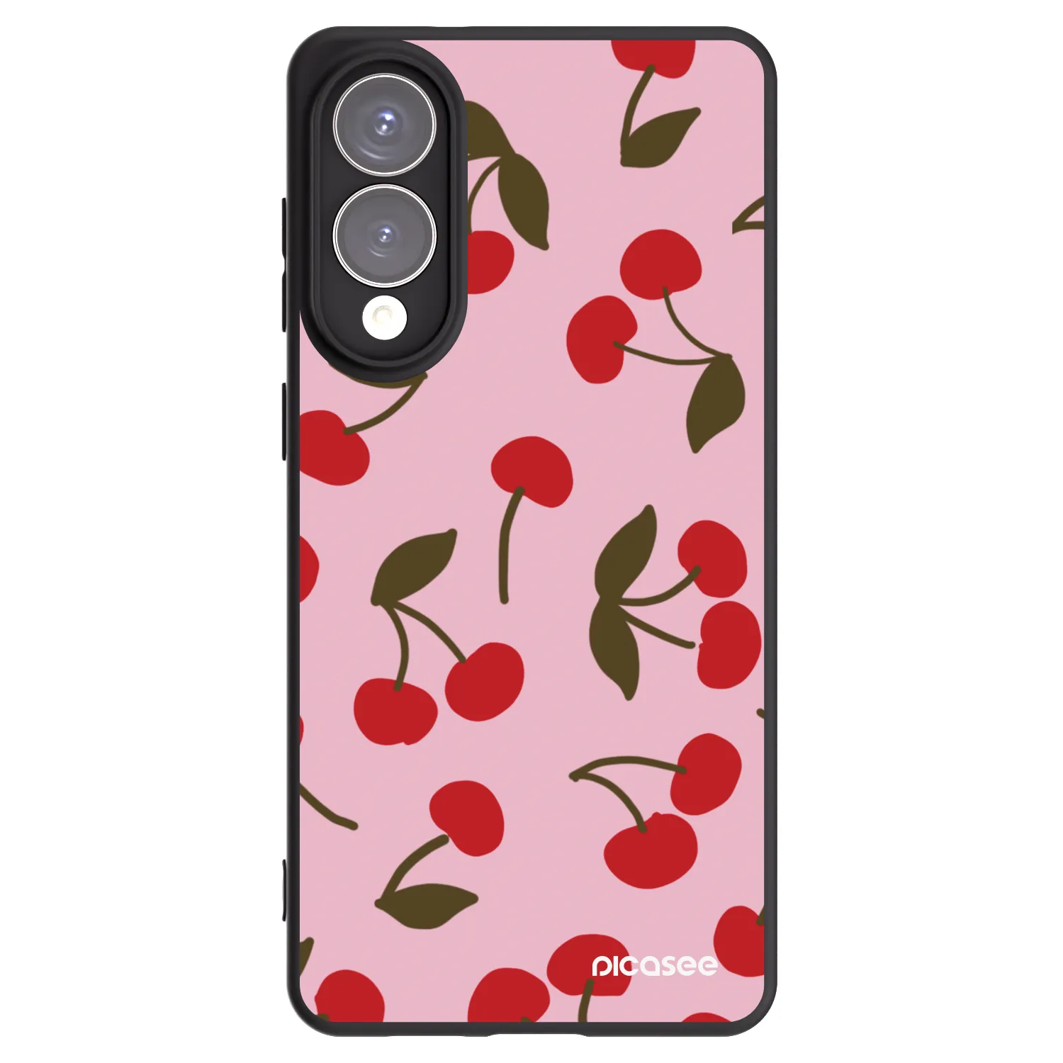 Picasee crna silikonska maskica za Samsung Galaxy S25 Edge 5G - Cherry