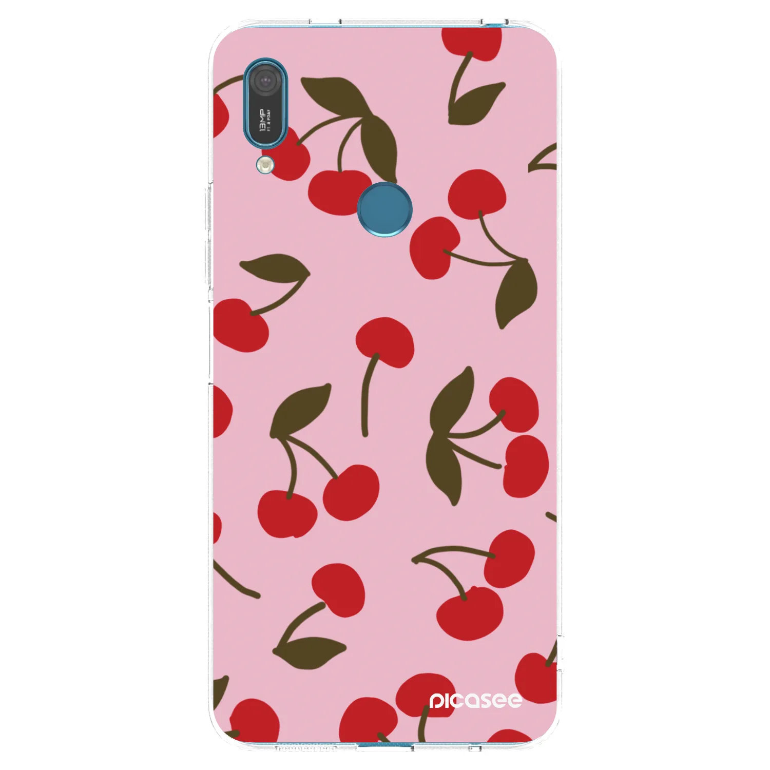Picasee silikonska prozirna maskica za Huawei Y7 2019 - Cherry