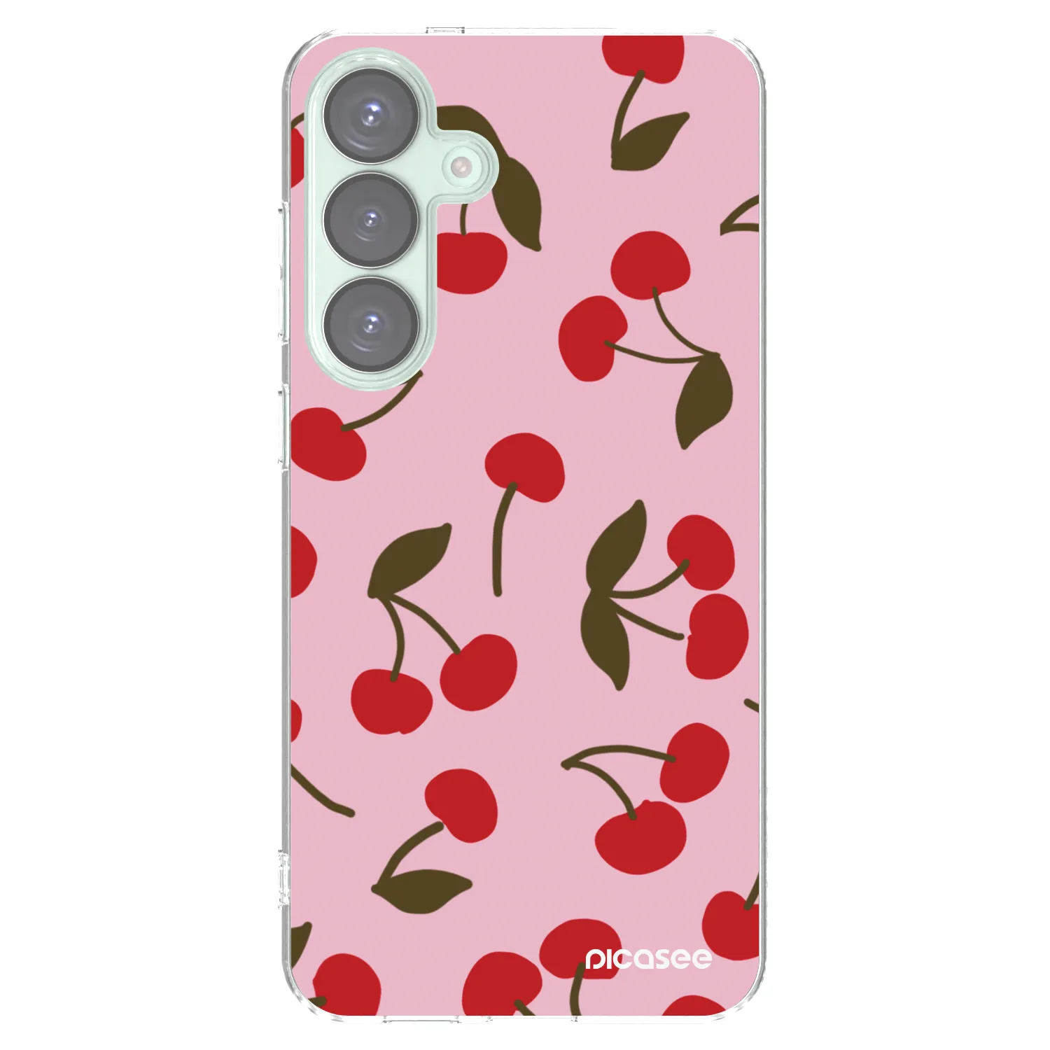 Picasee silikonska prozirna maskica za Samsung Galaxy S25+ 5G - Cherry