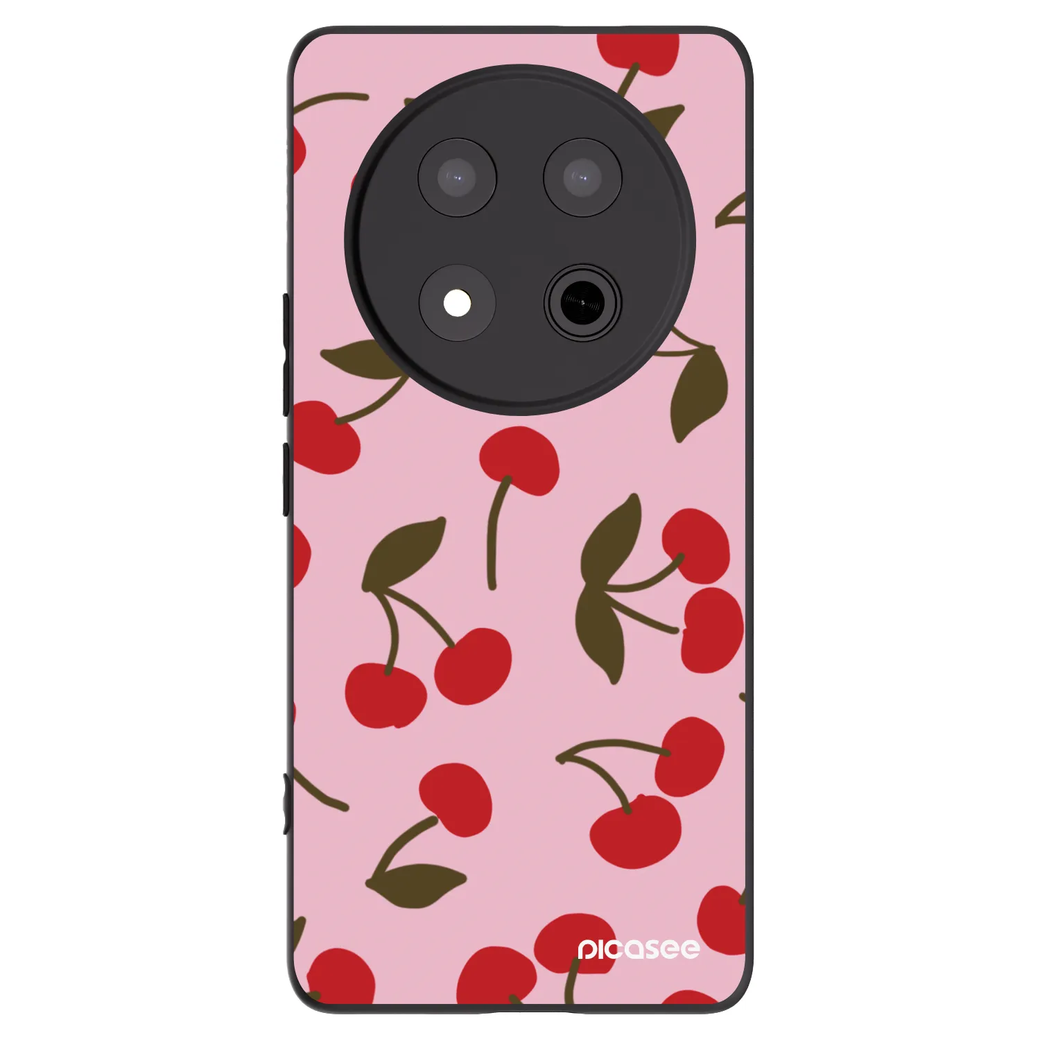 Picasee crna silikonska maskica za Honor Magic7 Lite 5G - Cherry