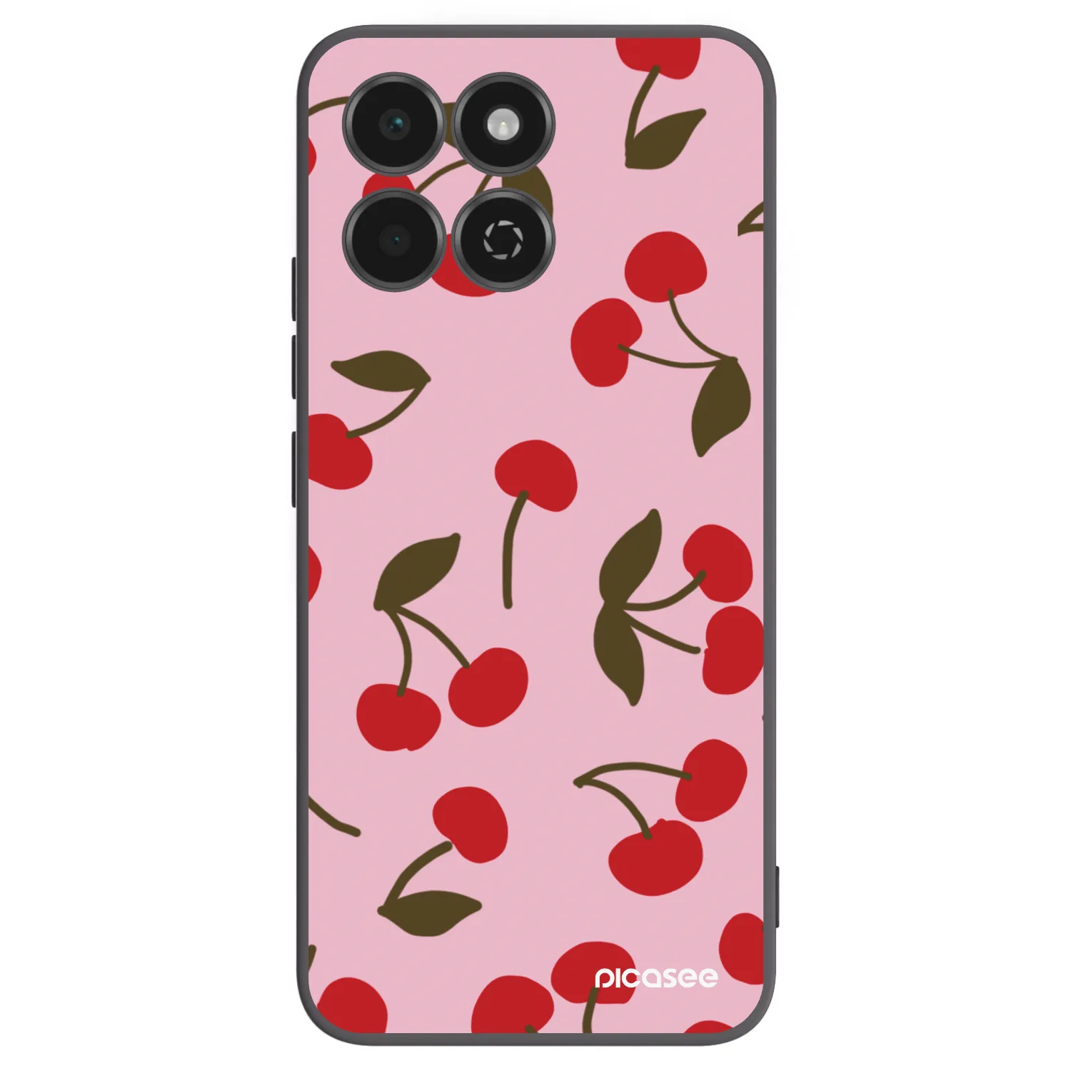 Picasee crna silikonska maskica za Honor 200 Smart 5G - Cherry