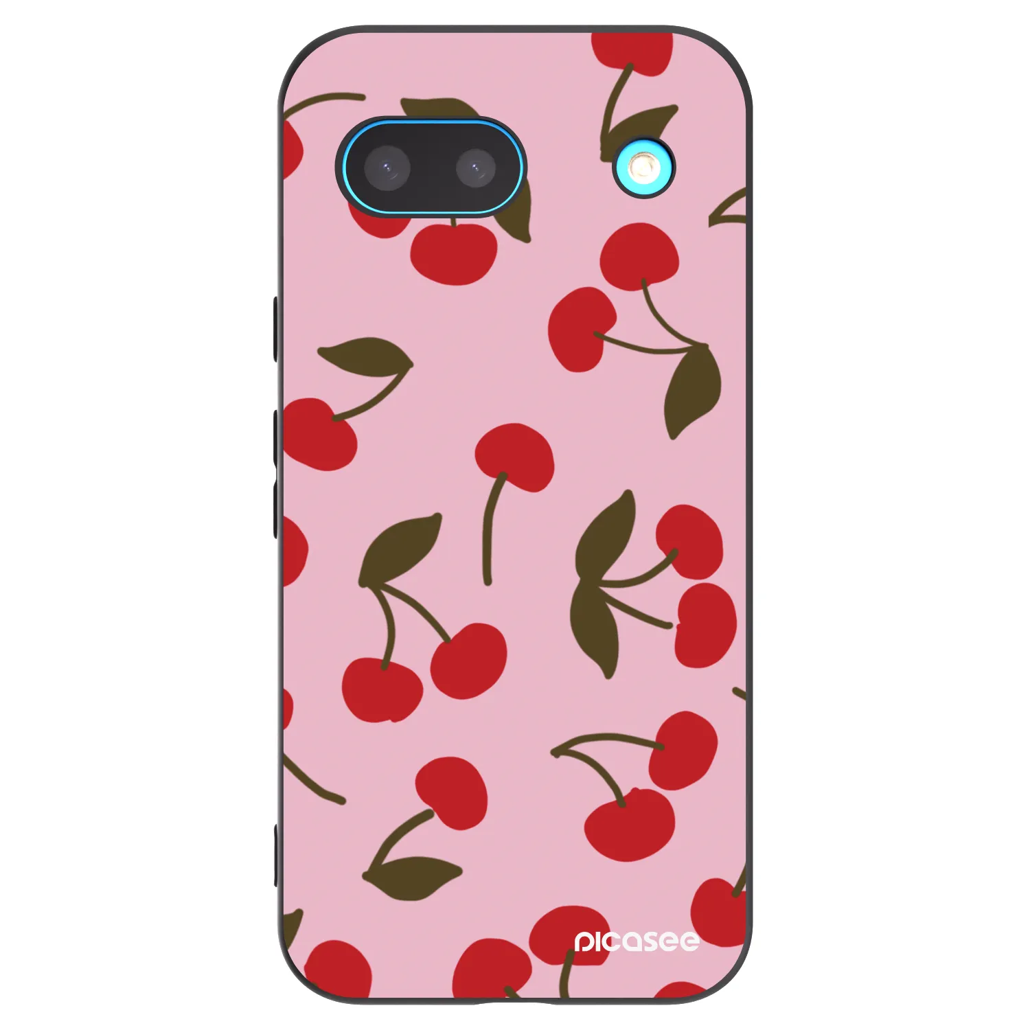 Crna silikonska maskica za Google Pixel 8 - Cherry