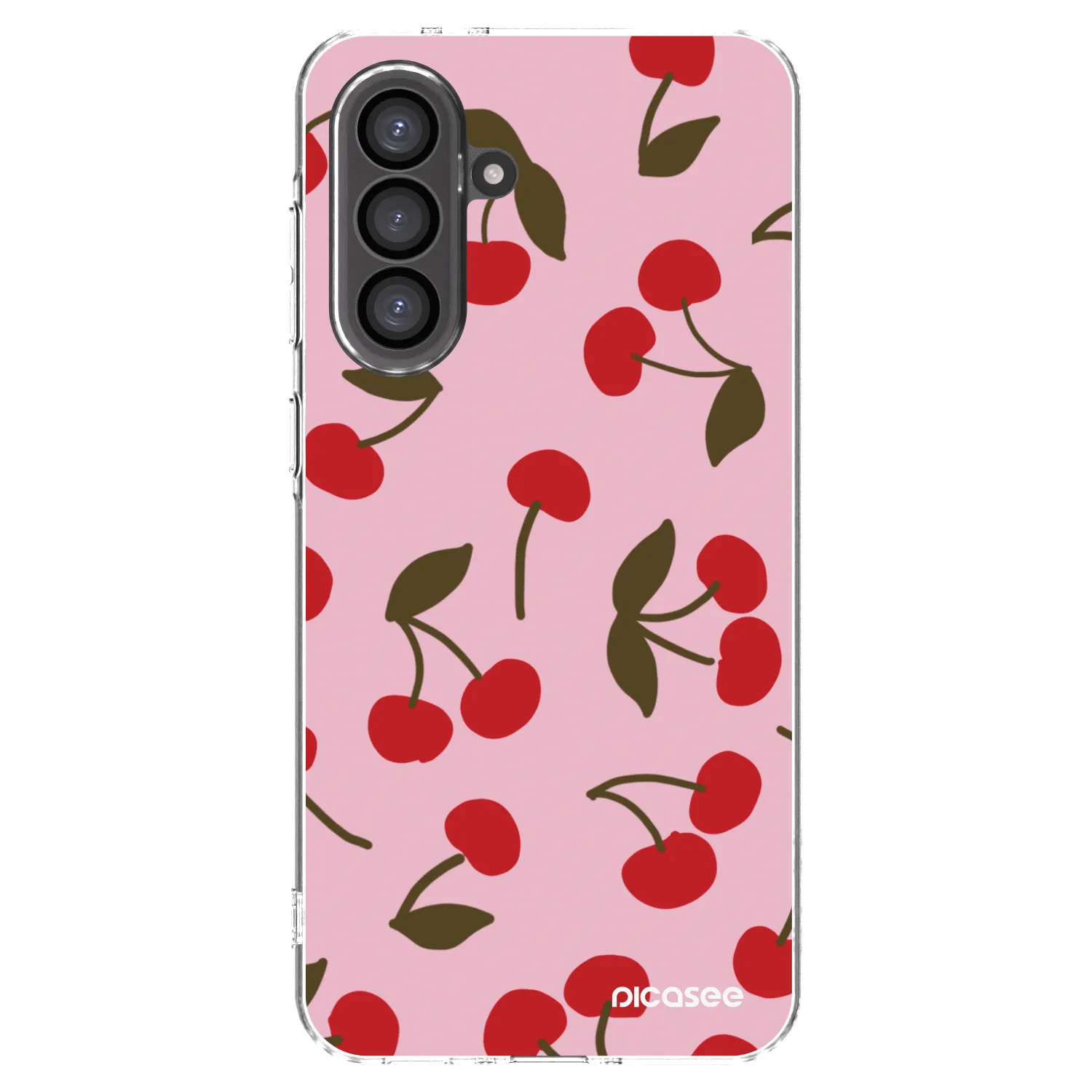 Picasee silikonska prozirna maskica za Samsung Galaxy A56 5G A566B - Cherry