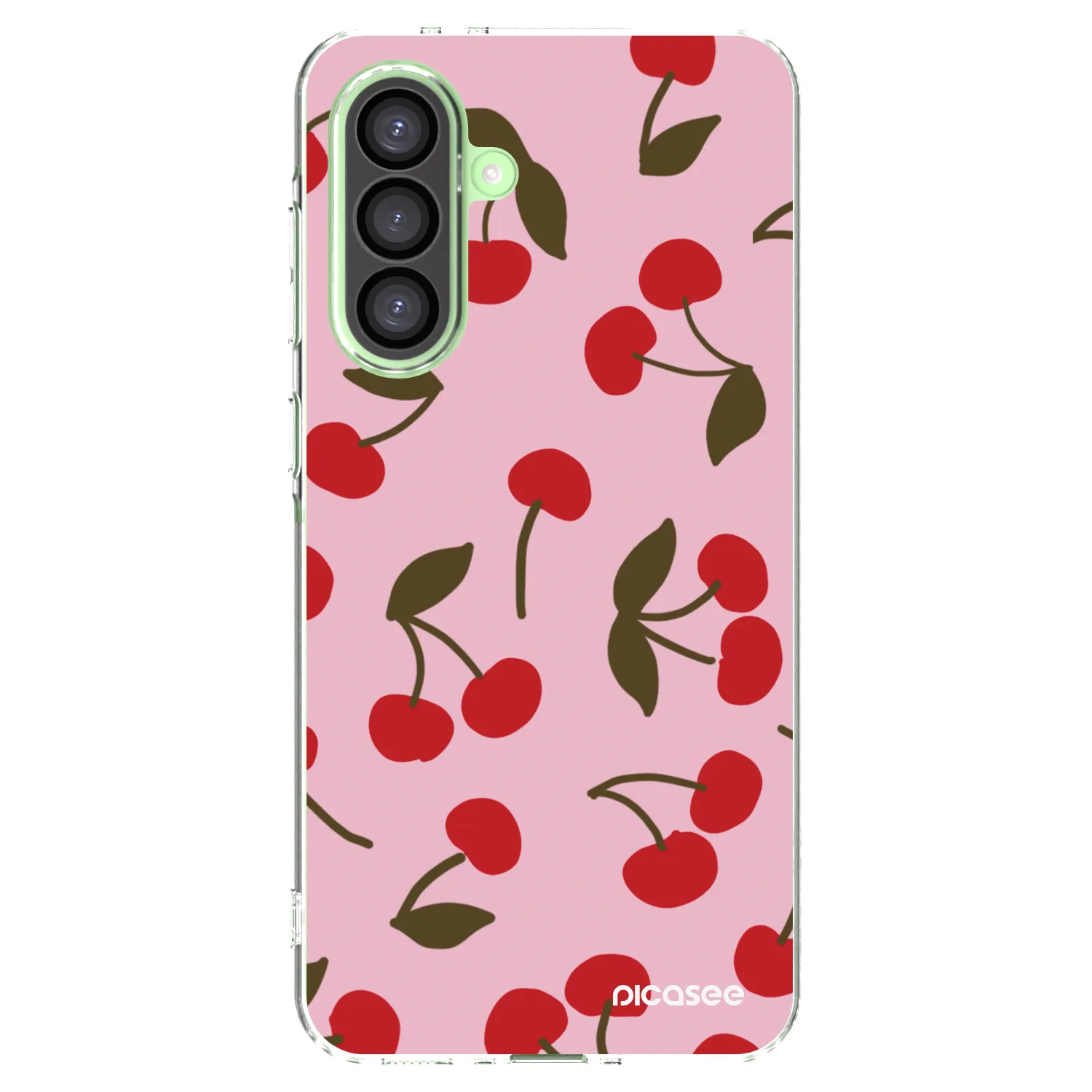 Picasee silikonska prozirna maskica za Samsung Galaxy A26 5G A266B - Cherry