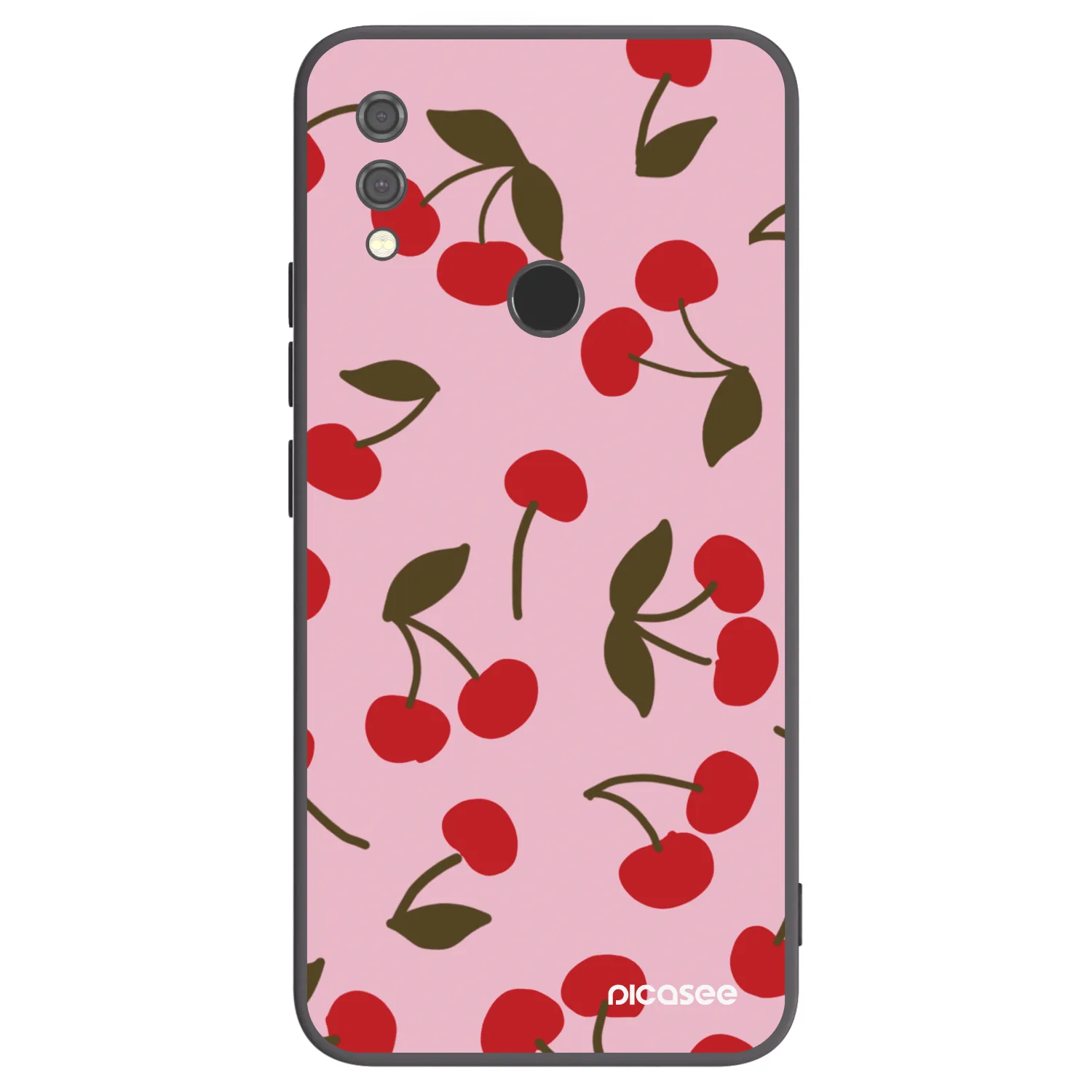 Picasee crna silikonska maskica za Xiaomi Redmi Note 7 - Cherry