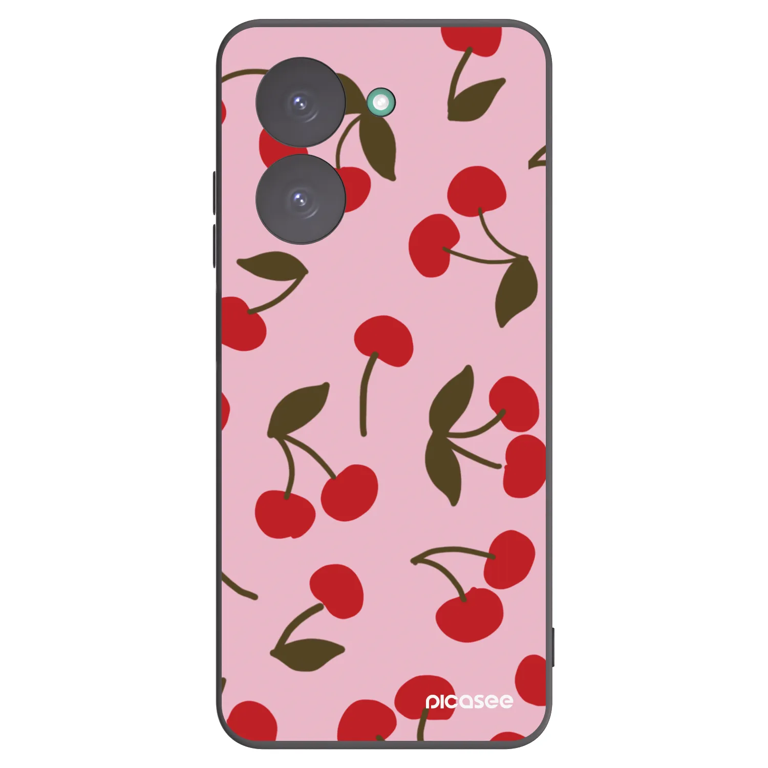 Picasee crna silikonska maskica za Xiaomi Redmi A5 - Cherry