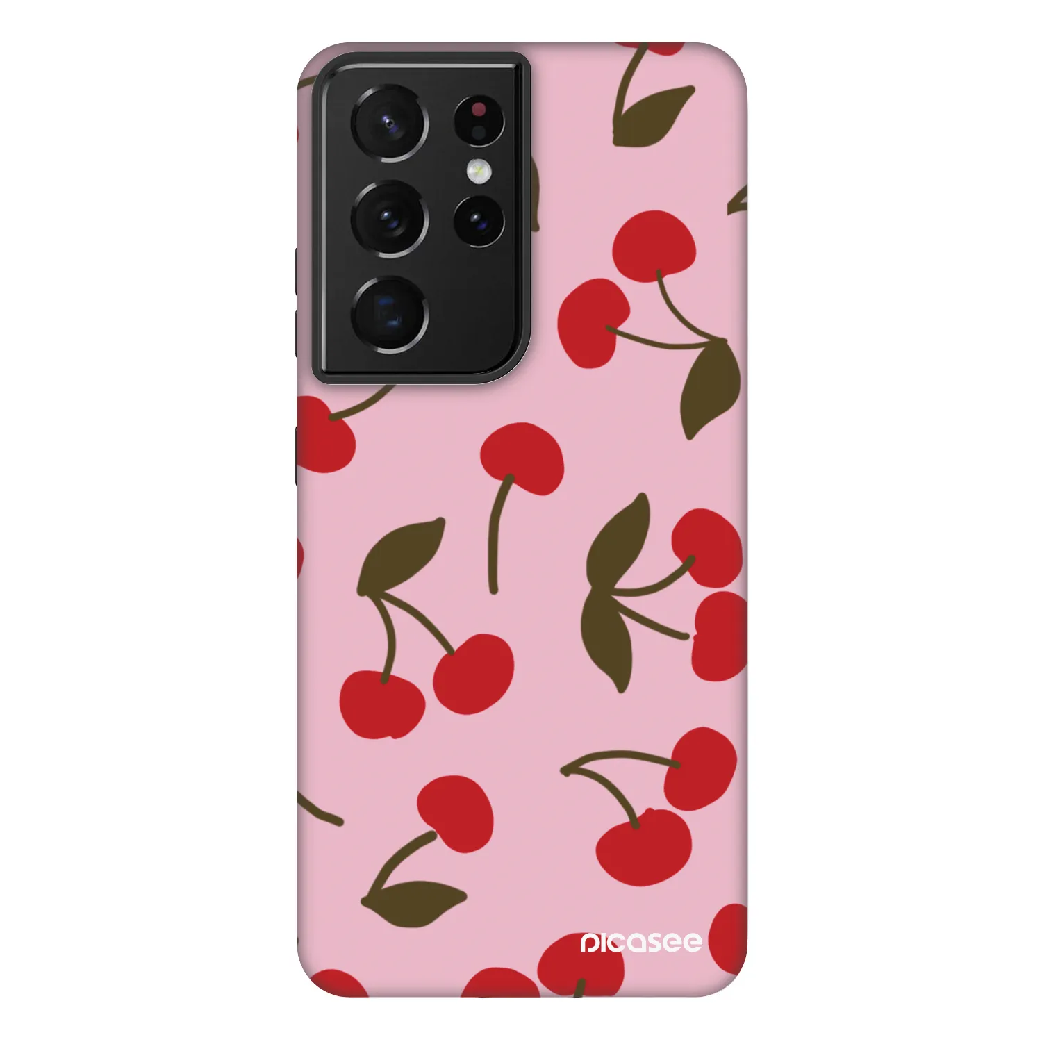 Picasee Fashion Case za Samsung Galaxy S21 Ultra 5G G998B - Cherry