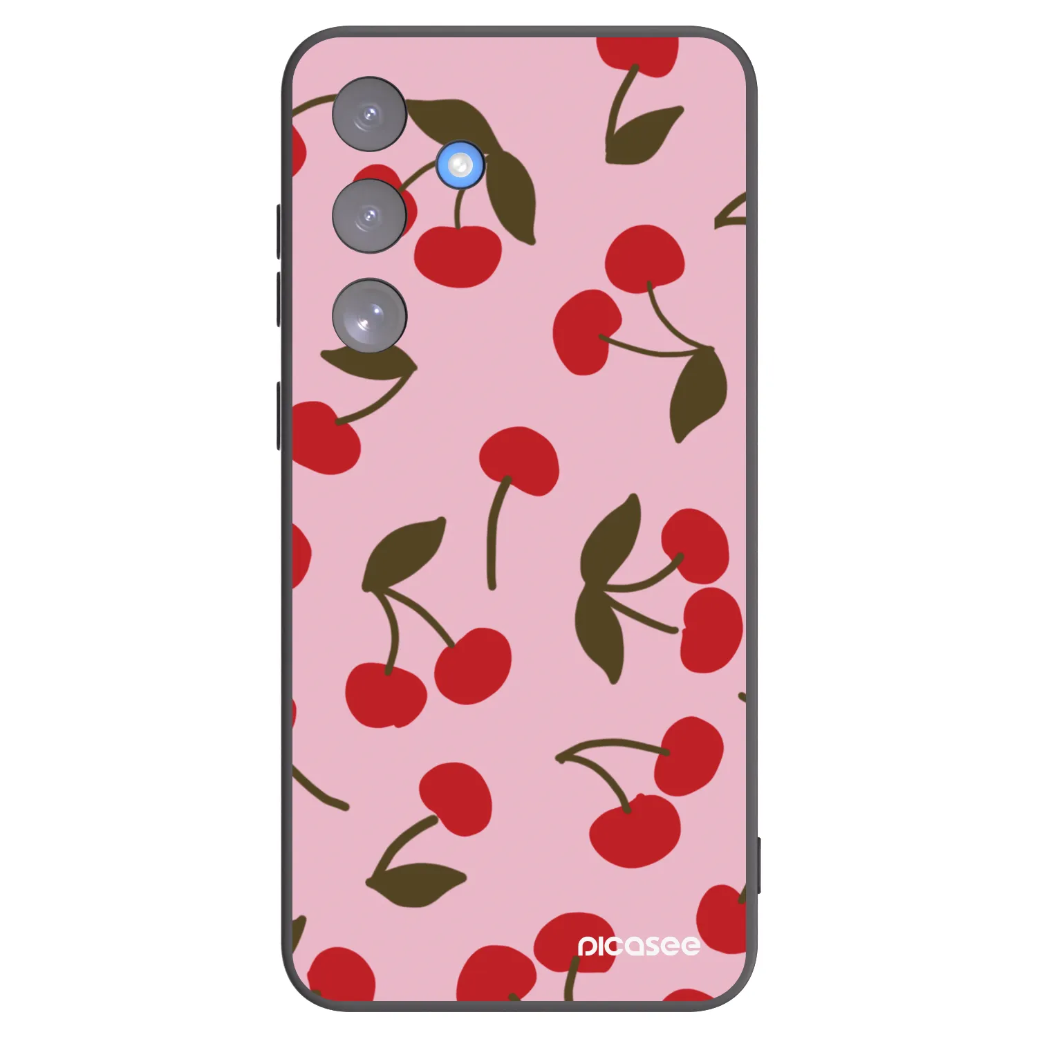 Picasee crna silikonska maskica za Samsung Galaxy S25 FE 5G - Cherry