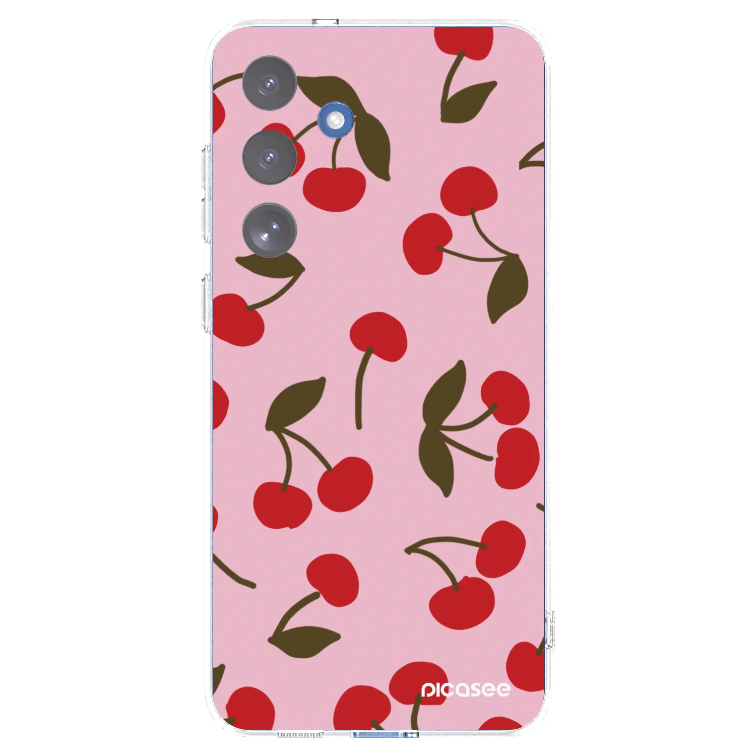 Picasee silikonska prozirna maskica za Samsung Galaxy S25 FE 5G - Cherry