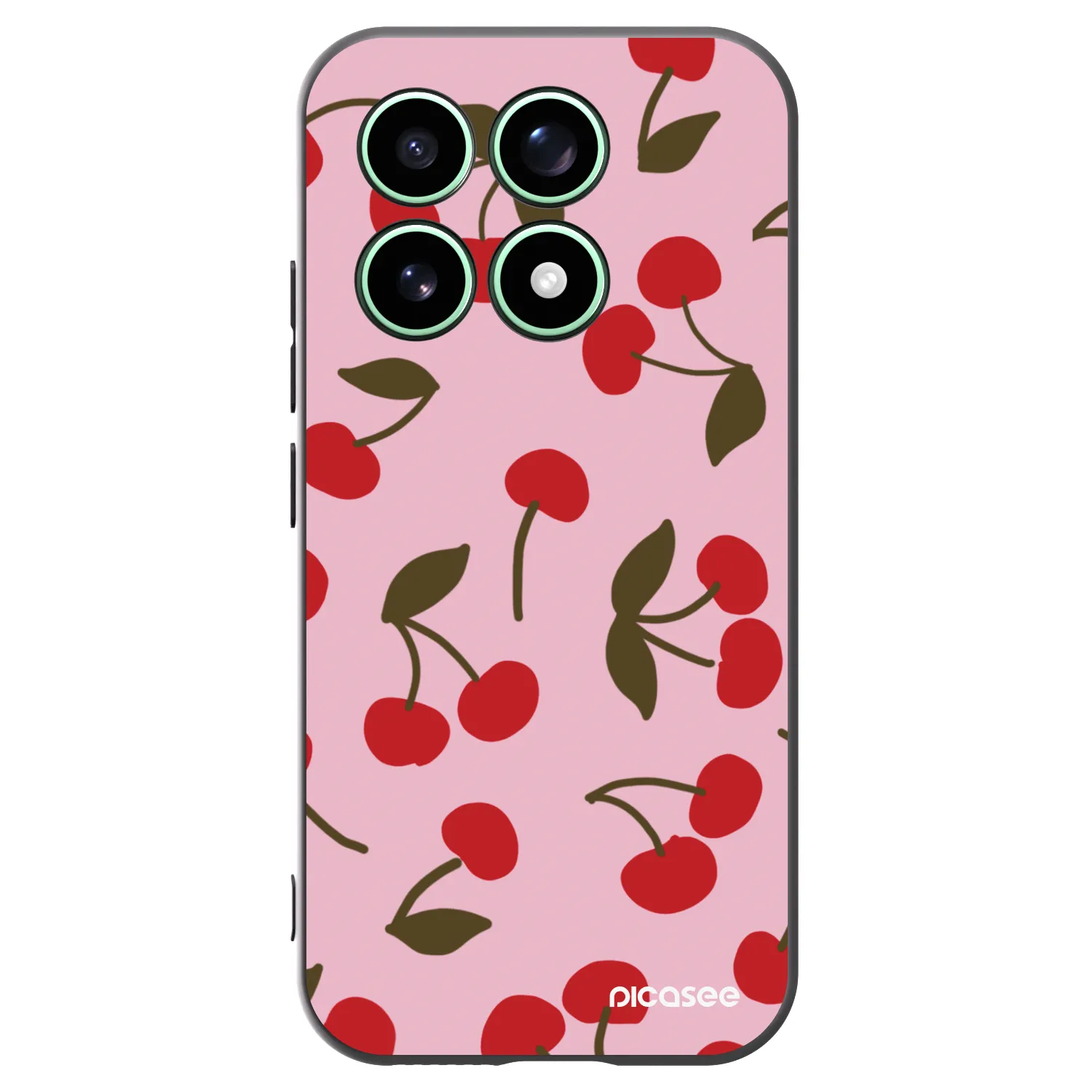 Picasee crna silikonska maskica za Xiaomi 17 - Cherry