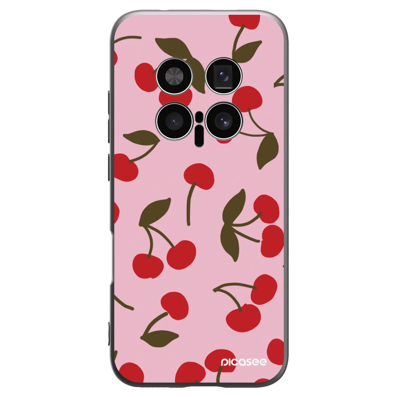 Picasee crna silikonska maskica za Honor Magic8 Pro 5G - Cherry