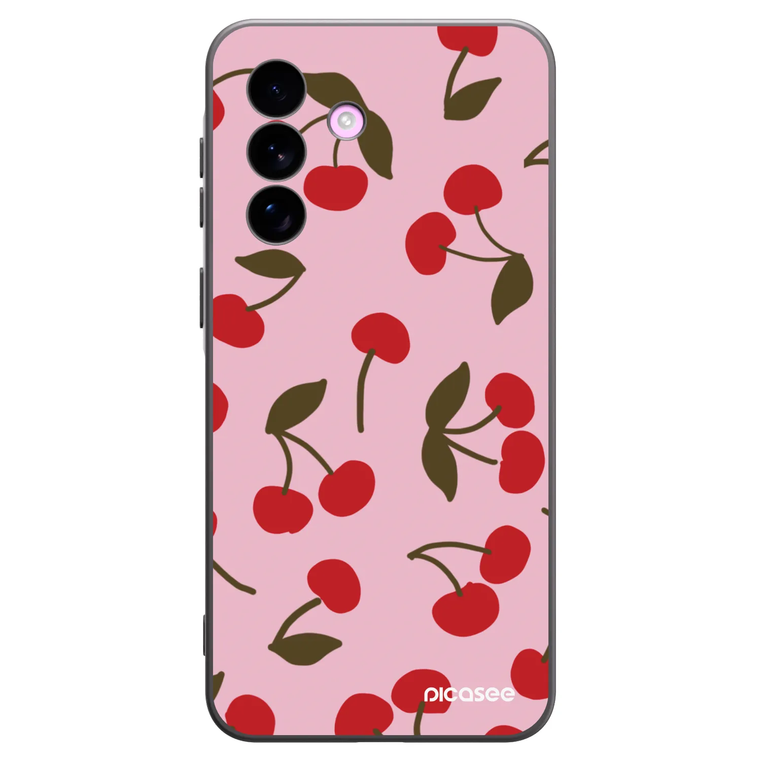 Picasee crna silikonska maskica za Samsung Galaxy A57 5G - Cherry