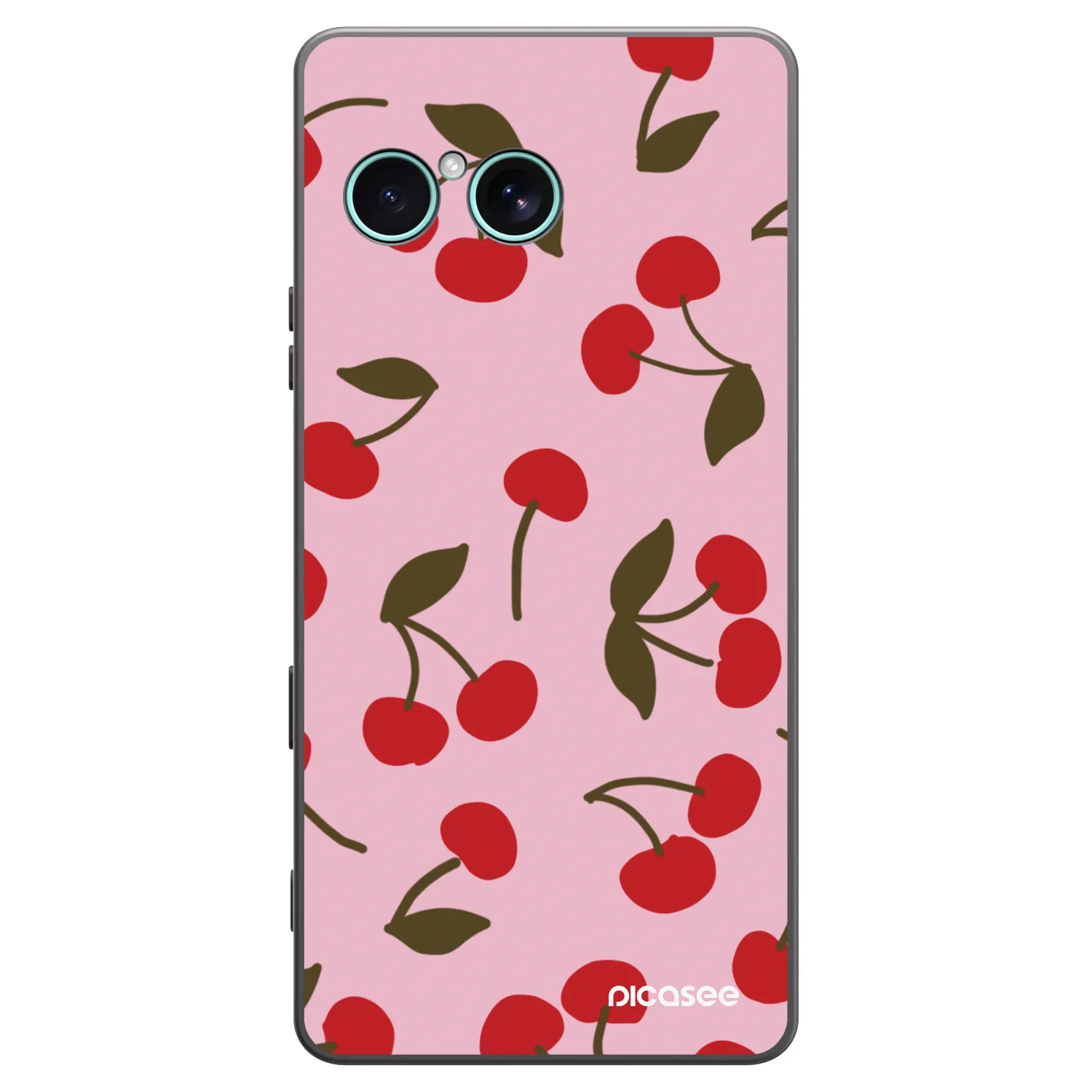 Picasee crna silikonska maskica za Sony Xperia 10 VII - Cherry