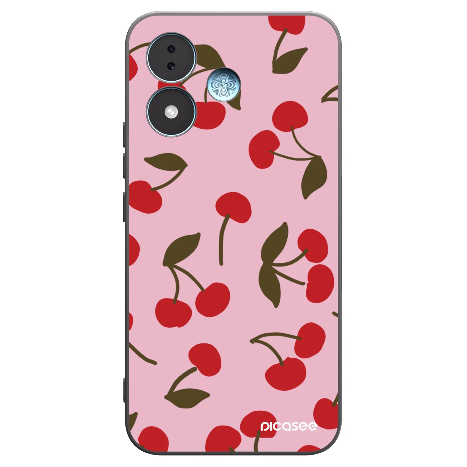 Picasee crna silikonska maskica za Xiaomi Redmi Note 17 5G - Cherry