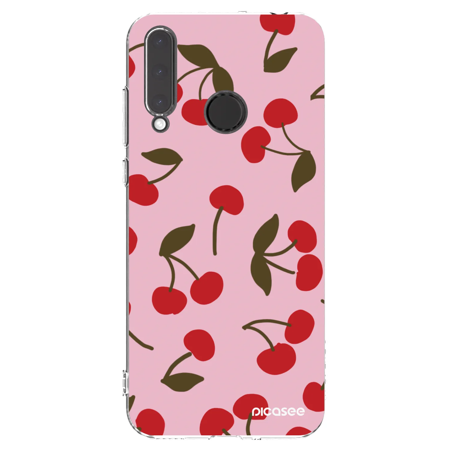 Picasee silikonska prozirna maskica za Honor 20 Lite - Cherry