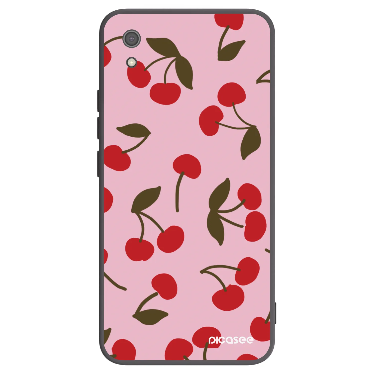 Picasee crna silikonska maskica za Xiaomi Redmi 7A - Cherry