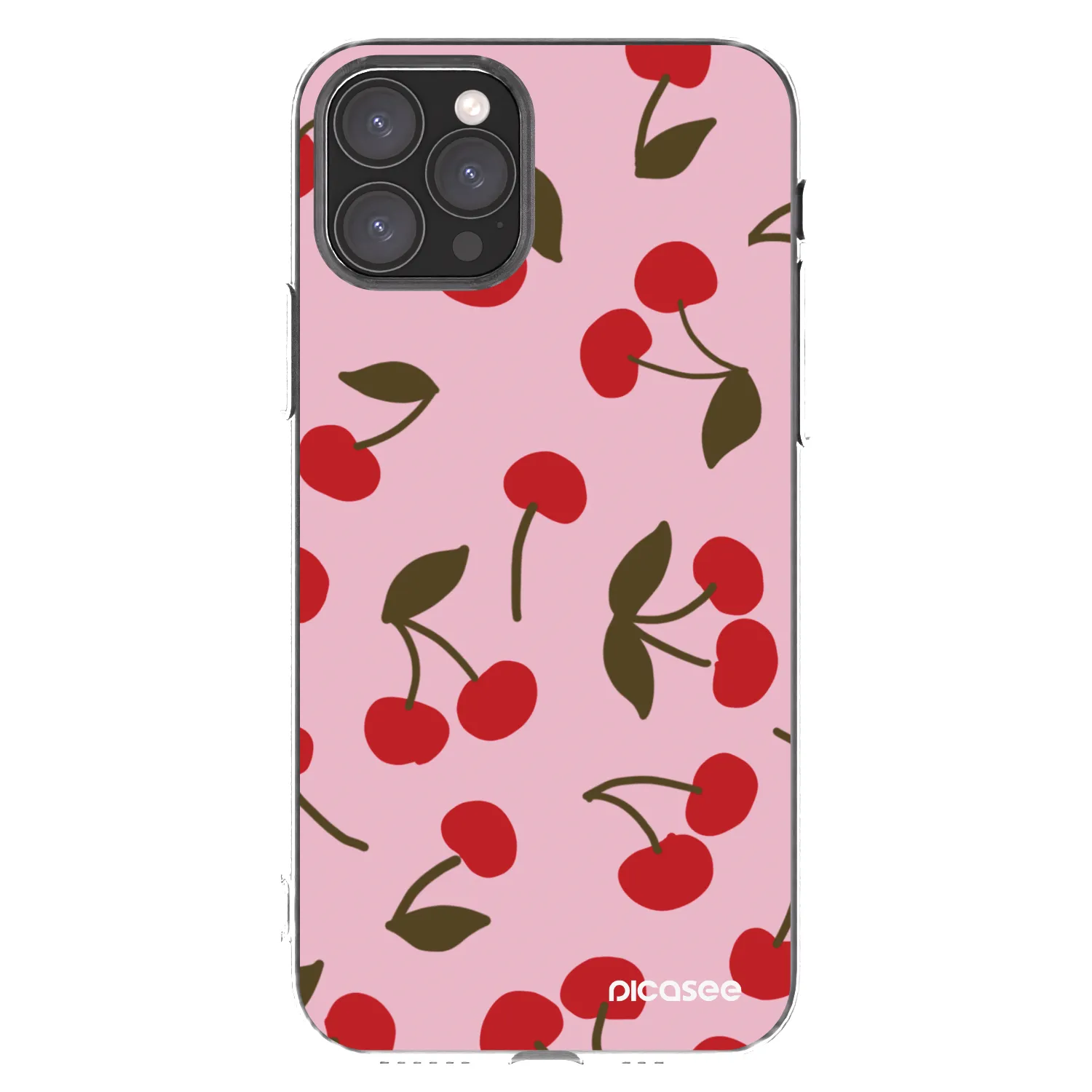 Picasee silikonska prozirna maskica za Apple iPhone 11 Pro - Cherry