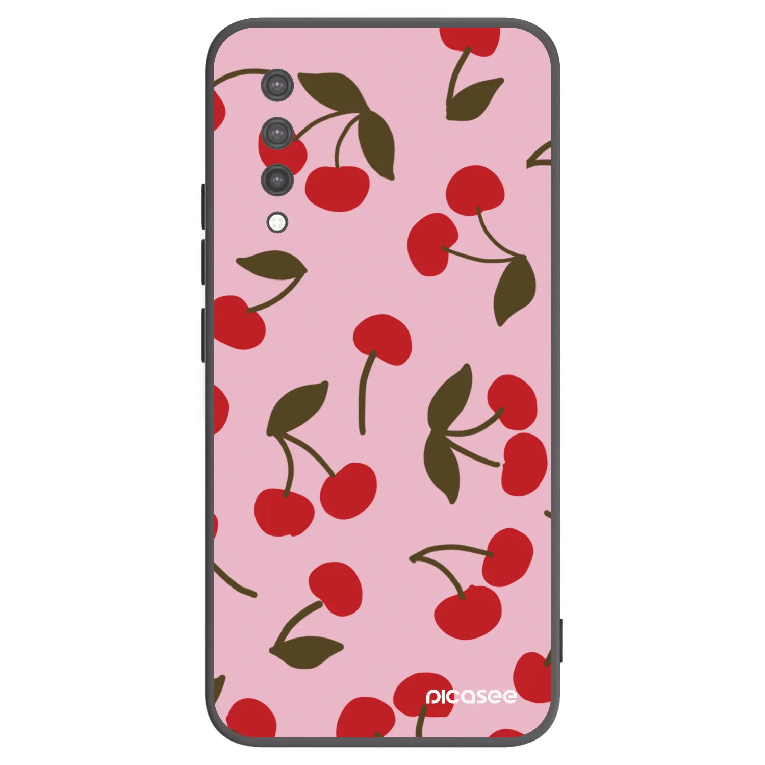 Picasee crna silikonska maskica za Xiaomi Mi 9 Lite - Cherry