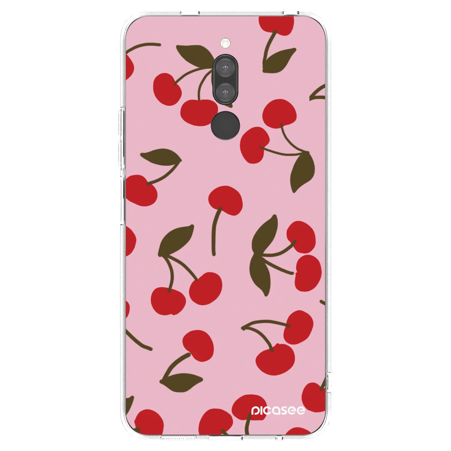Picasee silikonska prozirna maskica za Xiaomi Redmi 8 - Cherry
