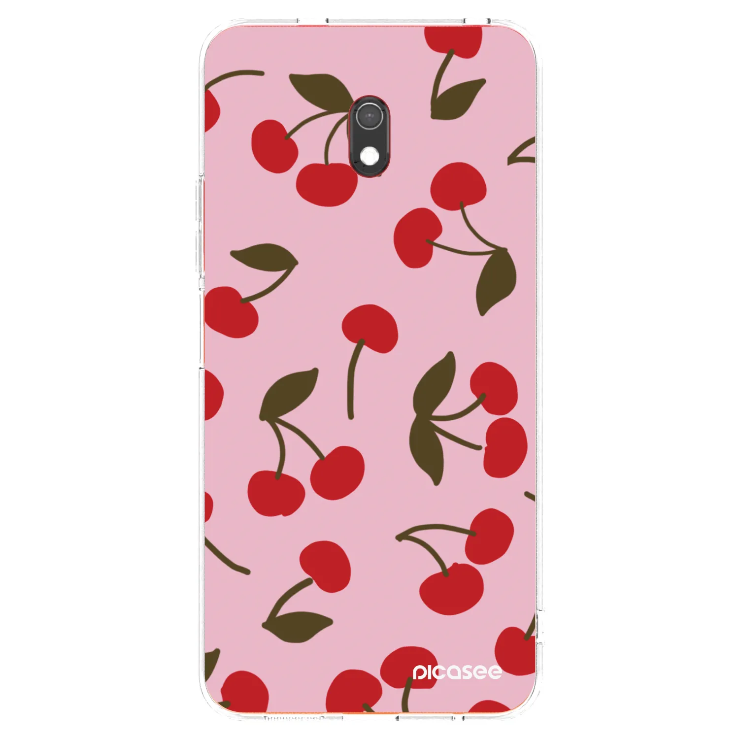 Picasee silikonska prozirna maskica za Xiaomi Redmi 8A - Cherry