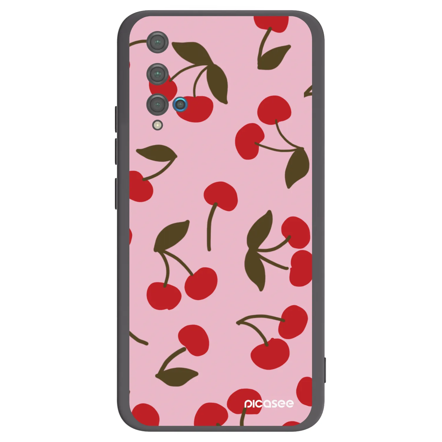 Picasee crna silikonska maskica za Huawei Nova 5T - Cherry