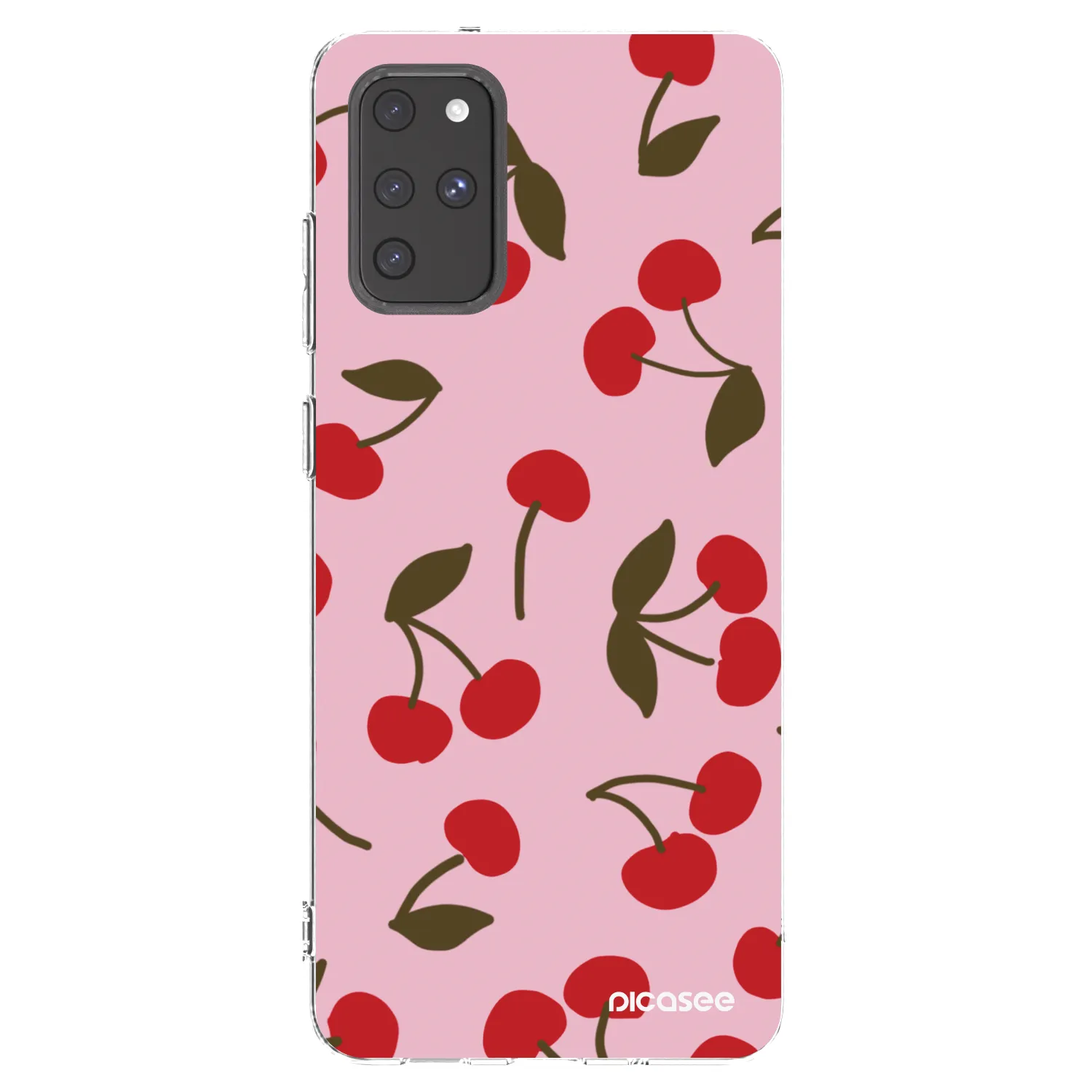 Picasee silikonska prozirna maskica za Samsung Galaxy S20+ G985F - Cherry