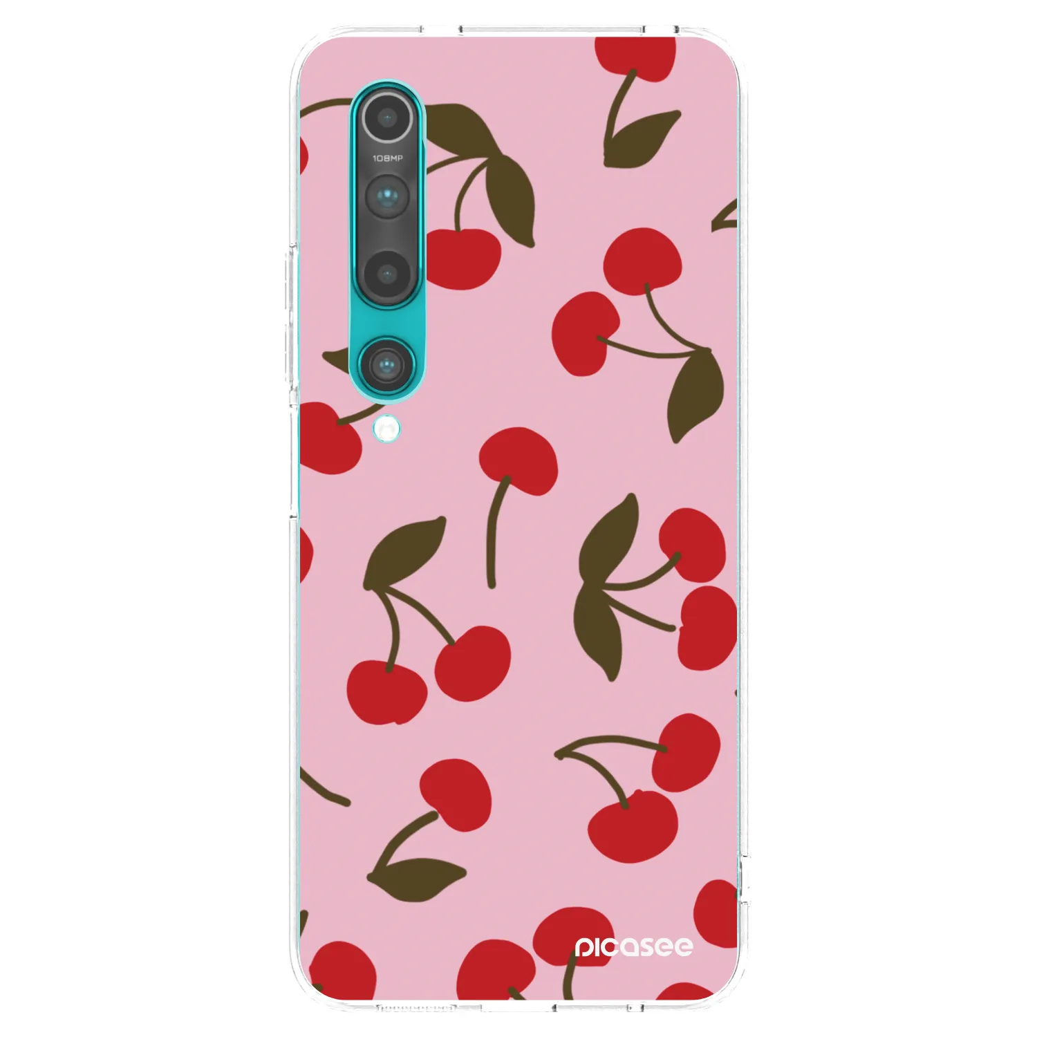 Picasee silikonska prozirna maskica za Xiaomi Mi 10 - Cherry
