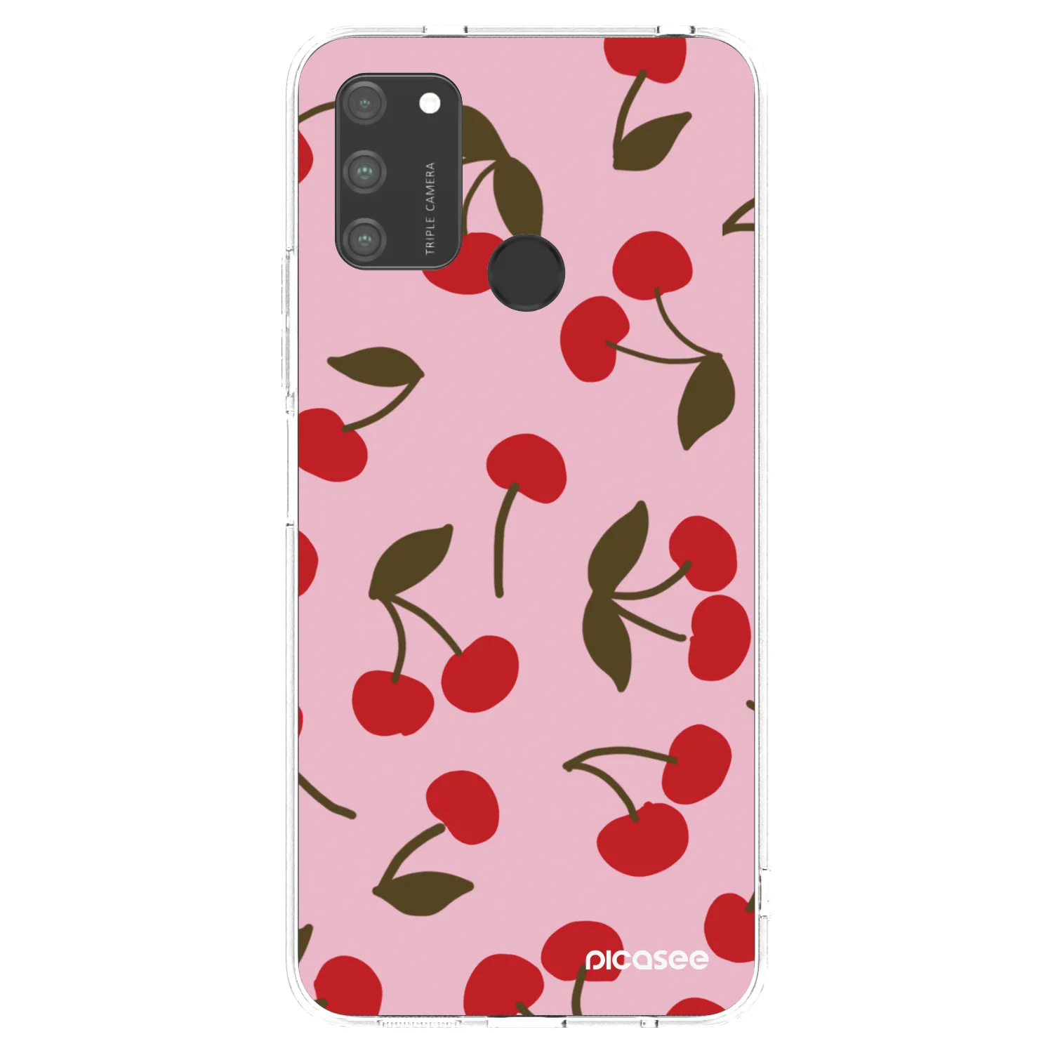 Picasee silikonska prozirna maskica za Honor 9A - Cherry