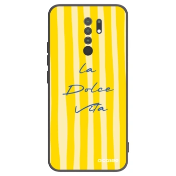 Picasee crna silikonska maskica za Xiaomi Redmi 9 - Ladolcevita